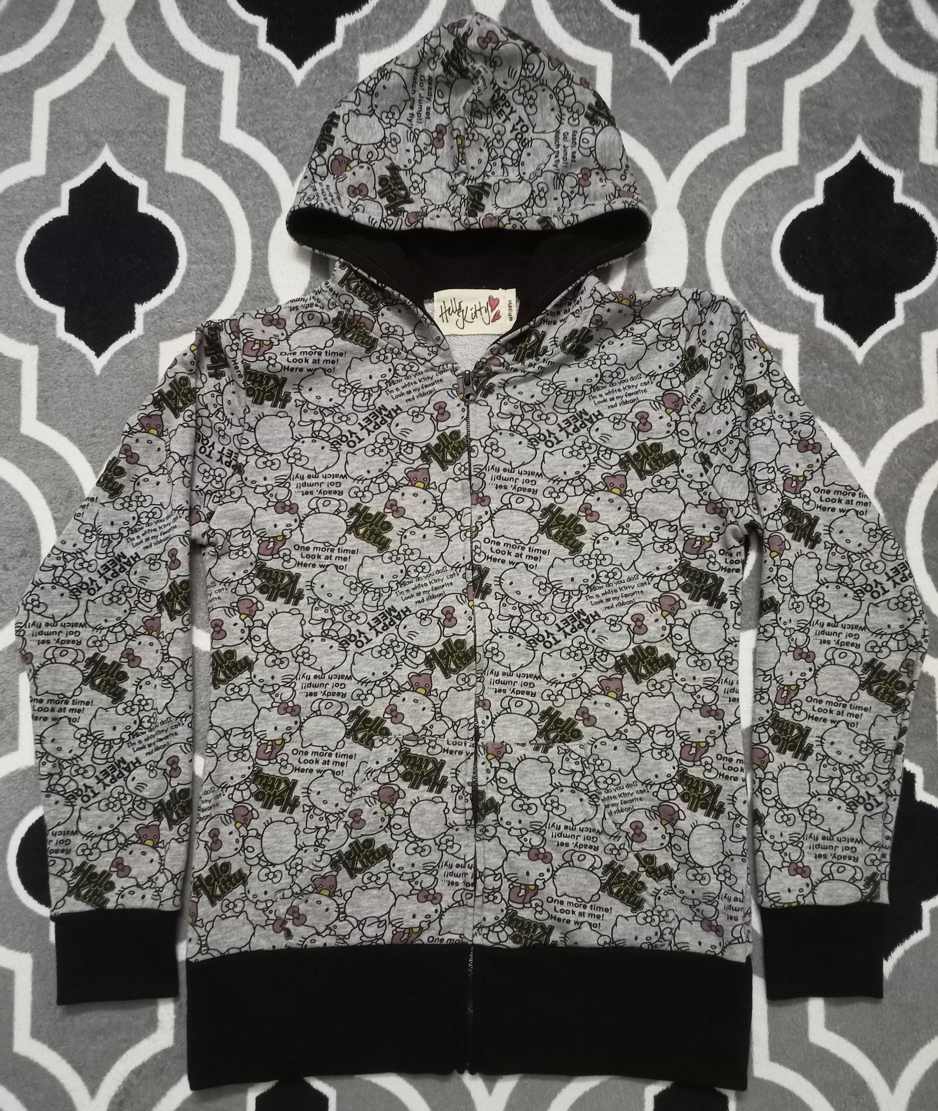 Cartoon Network × Disney × Japanese Brand Hello Kitty Fullprint Graphic Hoodie Japan Size M / US 6-8 / IT 42-44 - 1 Thumbnail