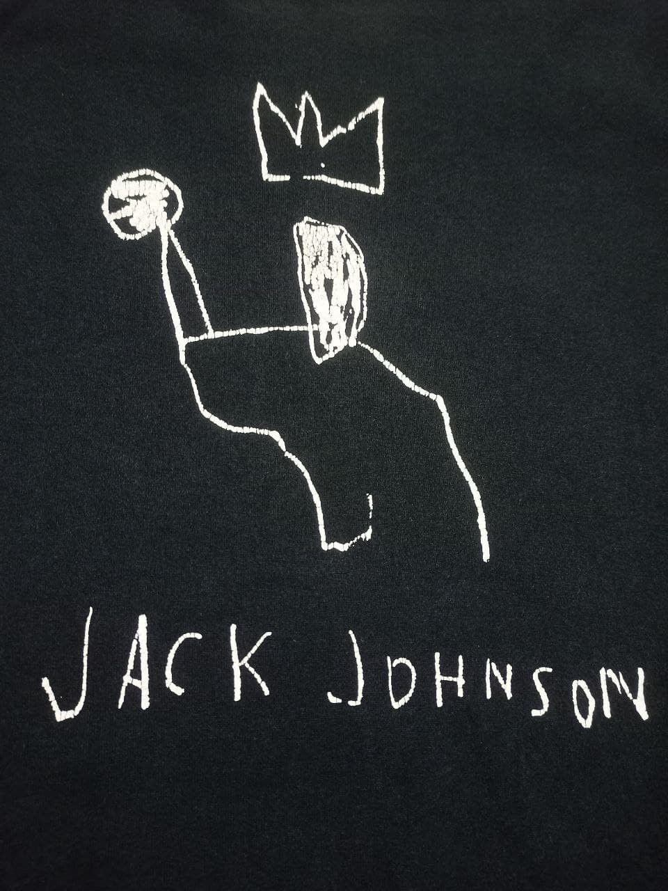 Jean-Michel Basquiat × Uniqlo × Vintage VINTAGE JEAN MICHEL BASQUIAT JACK JOHNSON T SHIRT Size US L / EU 52-54 / 3 - 2 Thumbnail