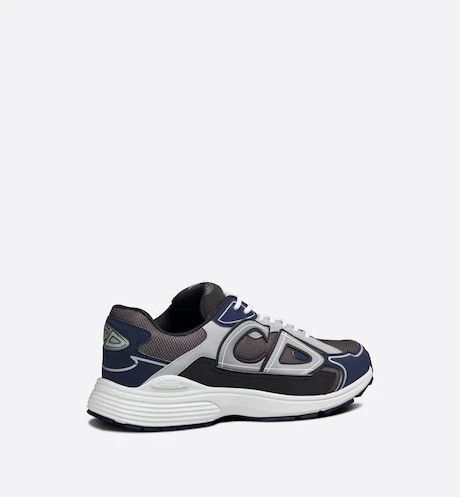 Dior B30 Technical Mesh Light Blue Grey Trainer - UK 9 / Blue