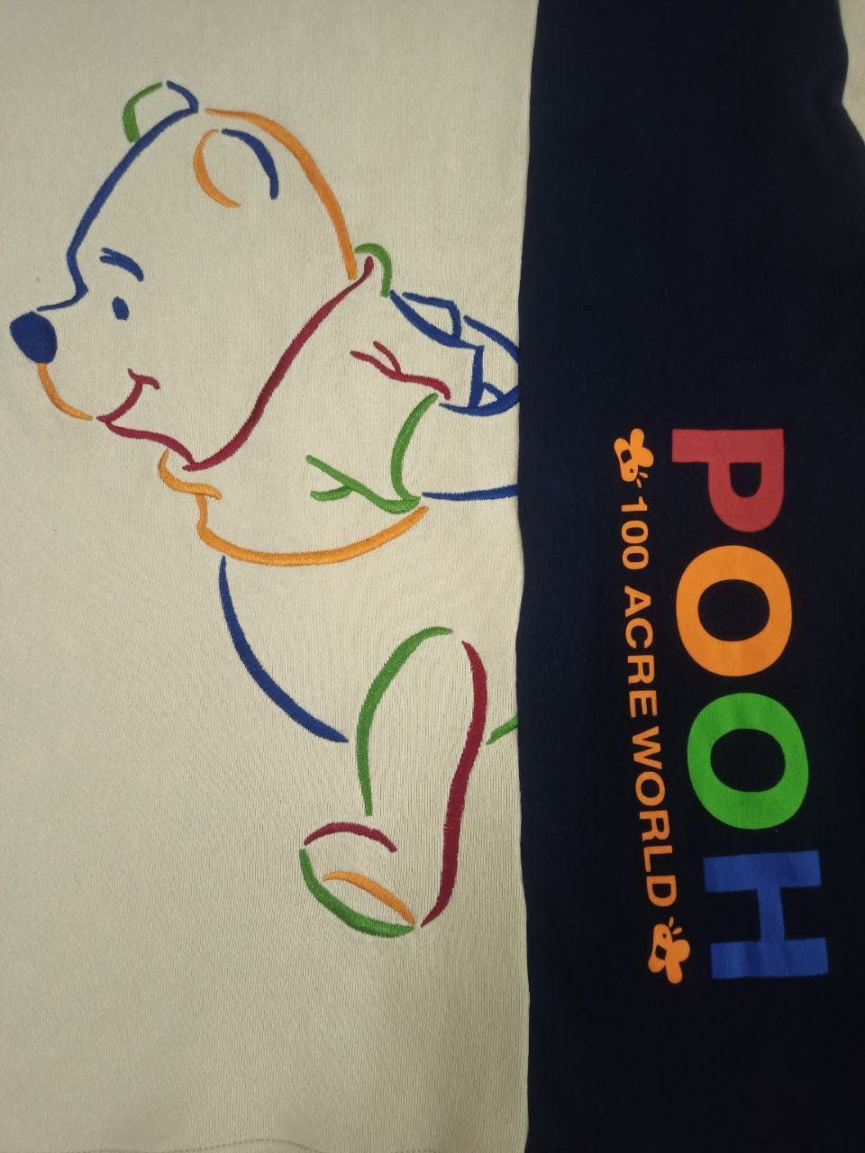 Cartoon Network Vintage Disney Pooh Embroidered Big Graphic T Size US L / EU 52-54 / 3 - 1 Thumbnail