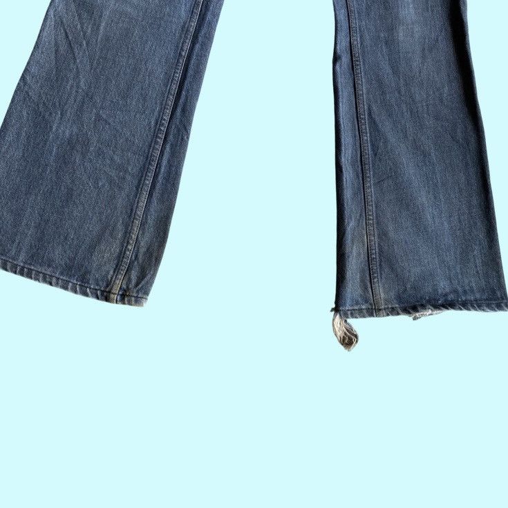 Helmut Lang Archive Black Coated On BlueDenim Classic low waist wide leg Size US 30 / EU 46 - 6 Thumbnail