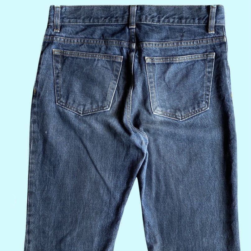 Helmut Lang Archive Black Coated On BlueDenim Classic low waist wide leg Size US 30 / EU 46 - 5 Thumbnail
