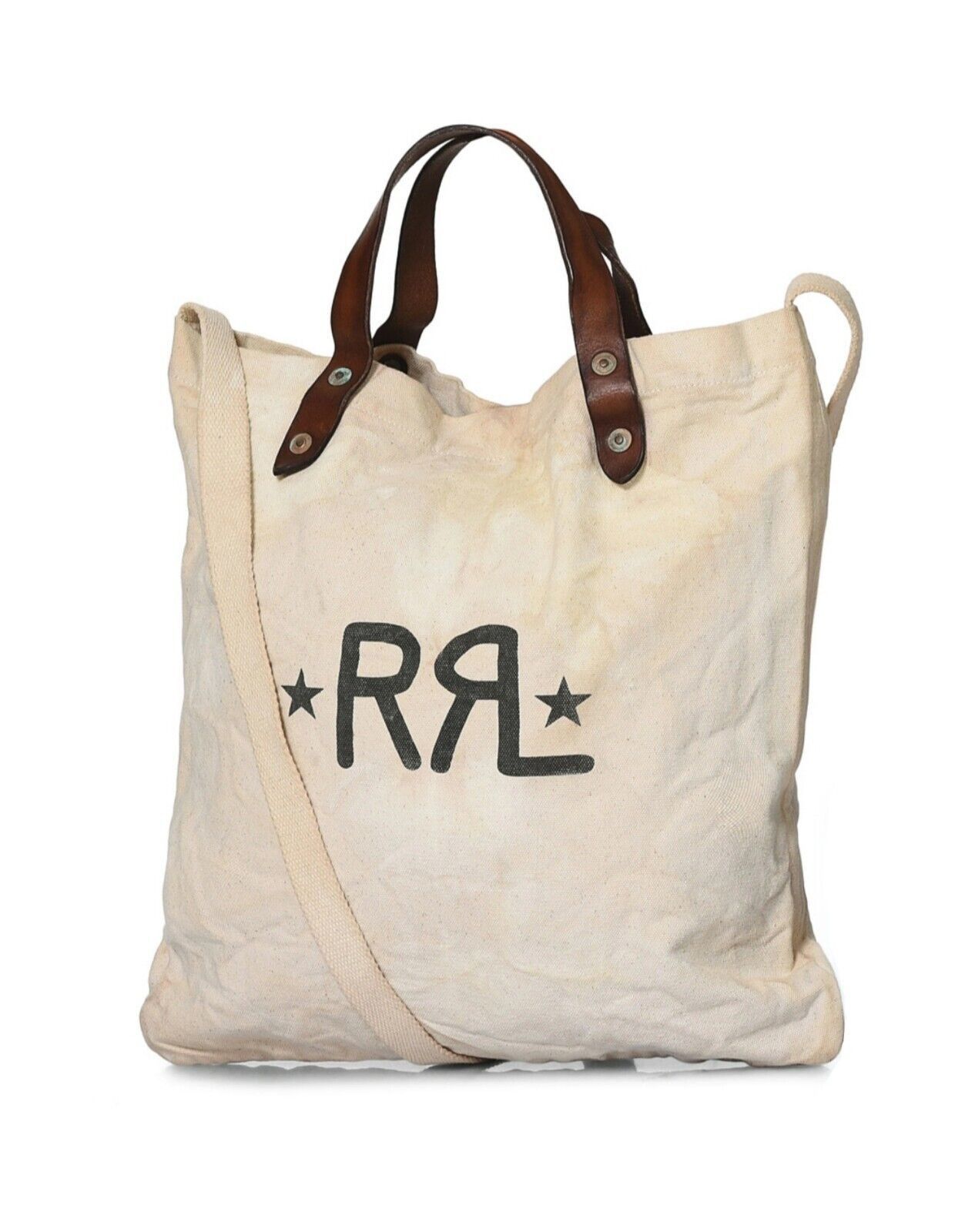 Double RL Canvas Market Tote RRL Cotton Men's Shopper Tote