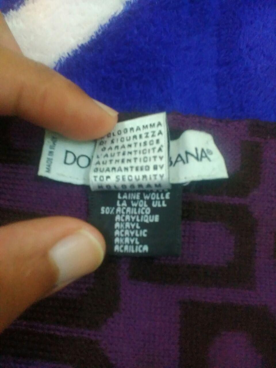 Dolce & Gabbana 💥💥DOLCE & GABBANA MONOGRAM SCARF / MUFFLER ITALY Size ONE SIZE - 4 Thumbnail