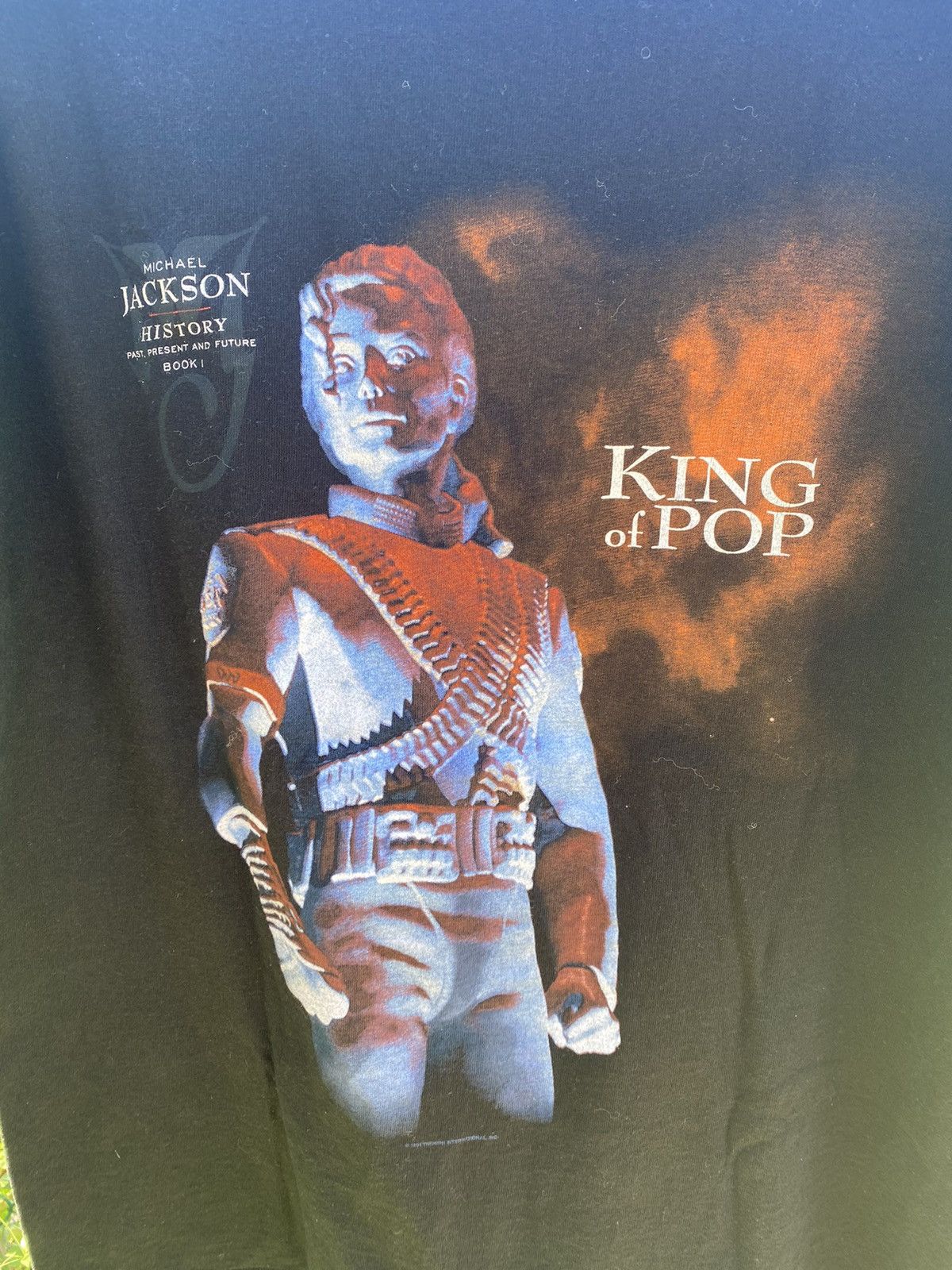 Band Tees × Michael Jackson × Vintage Vintage Michael Jackson King of Pop Tees Size US L / EU 52-54 / 3 - 2 Thumbnail