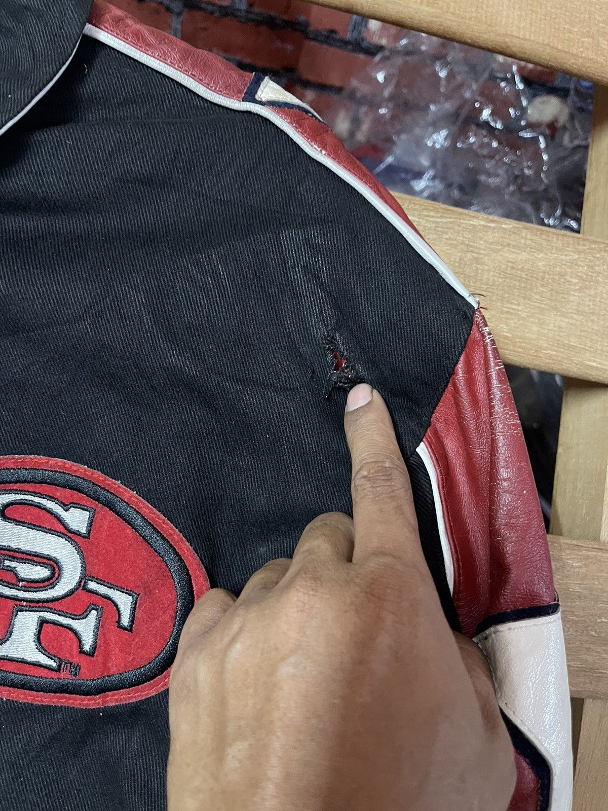 Jeff Hamilton × NFL × Vintage Vintage Rare Jeff Hamilton 49ers Reversible Jacket Size US L / EU 52-54 / 3 - 7 Thumbnail