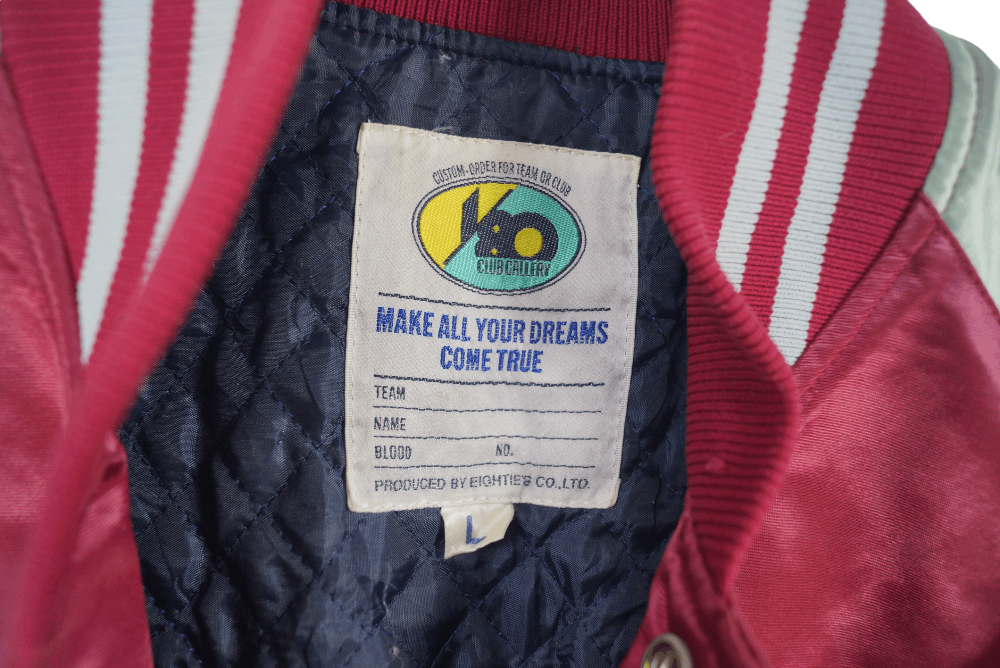 Rare!! Vintage Varsity Jacket Yokohama Graffiti