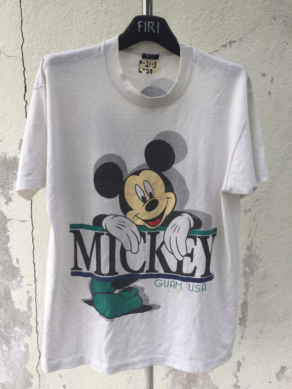 Mickey Mouse Vintage Mickey Guam USA Disney by Sherry Mfg. Size US L / EU 52-54 / 3 - 1 Thumbnail