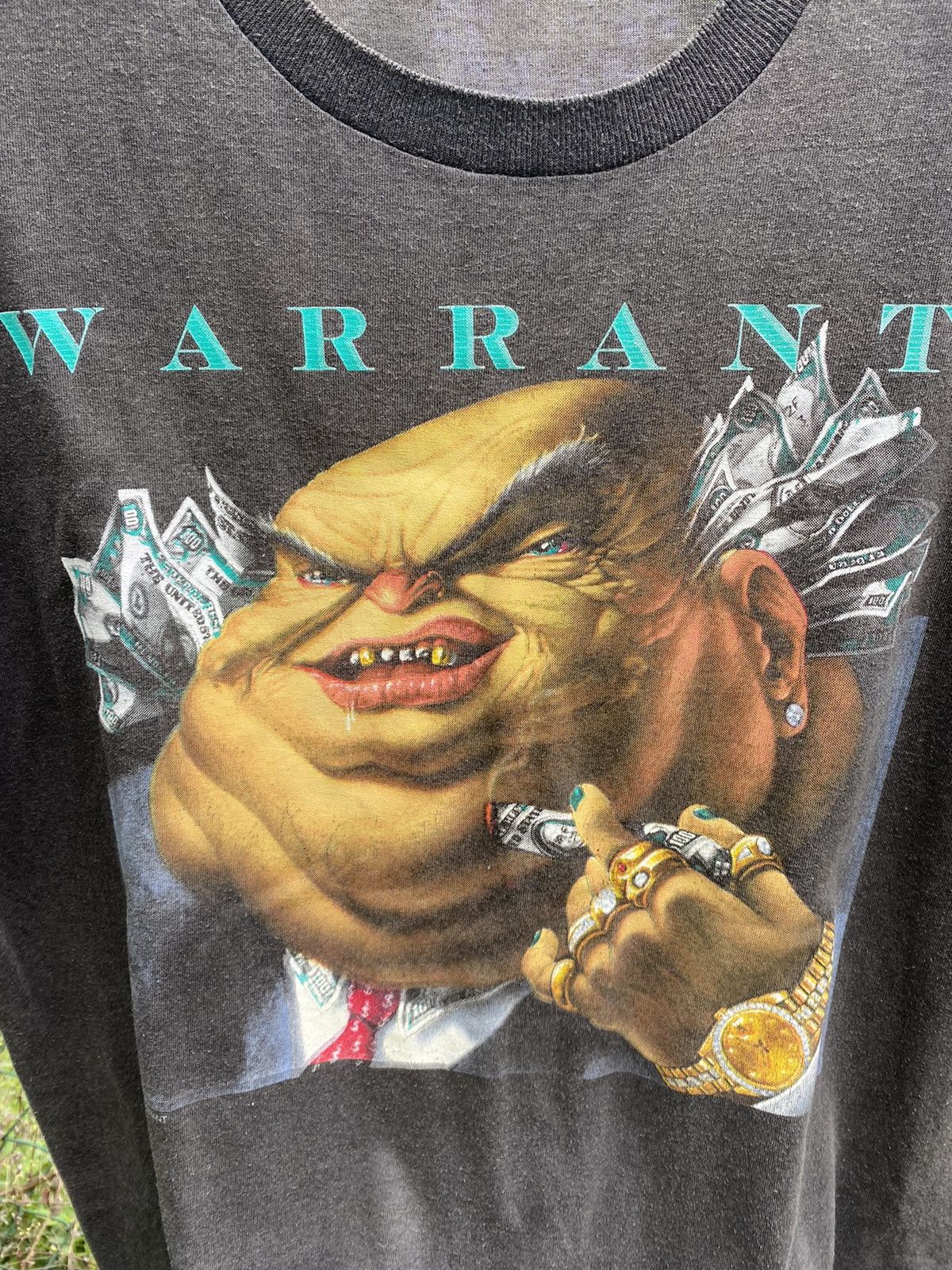 Band Tees Vintage WARRANT Dirty Rotten Filthy Stinking Rich T-Shirt Size US L / EU 52-54 / 3 - 2 Thumbnail