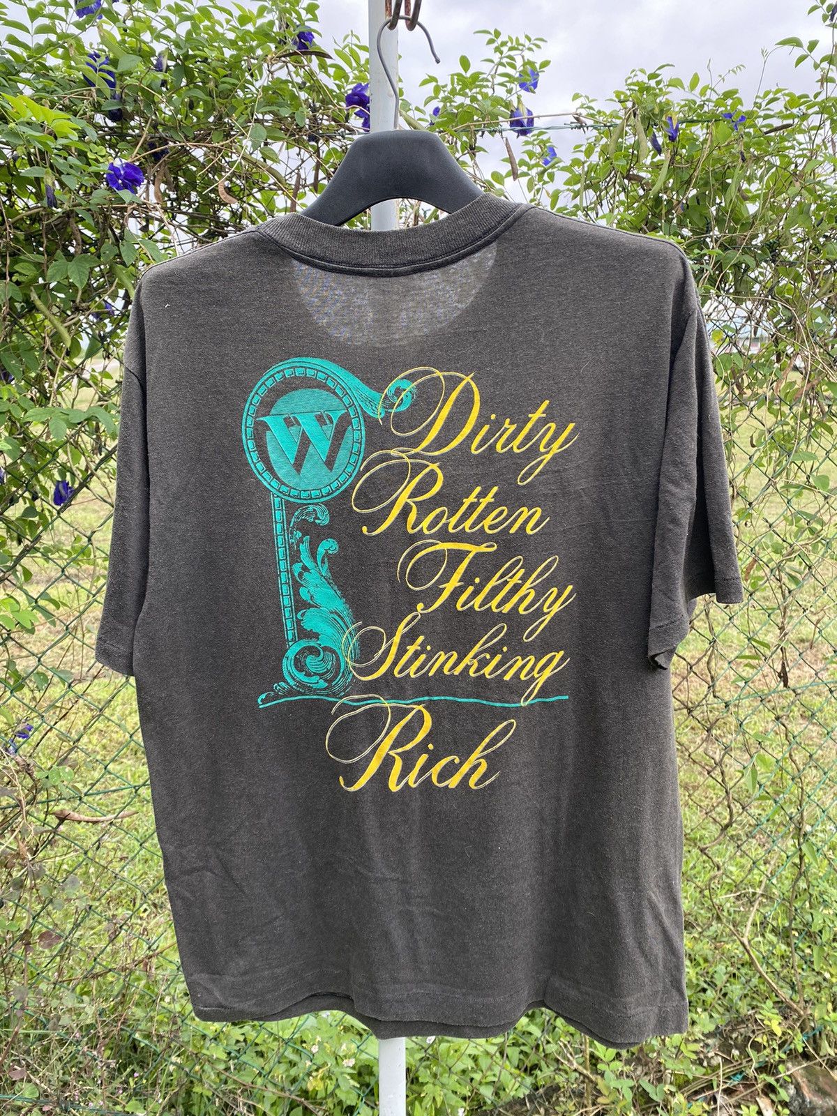 Band Tees Vintage WARRANT Dirty Rotten Filthy Stinking Rich T-Shirt Size US L / EU 52-54 / 3 - 3 Thumbnail