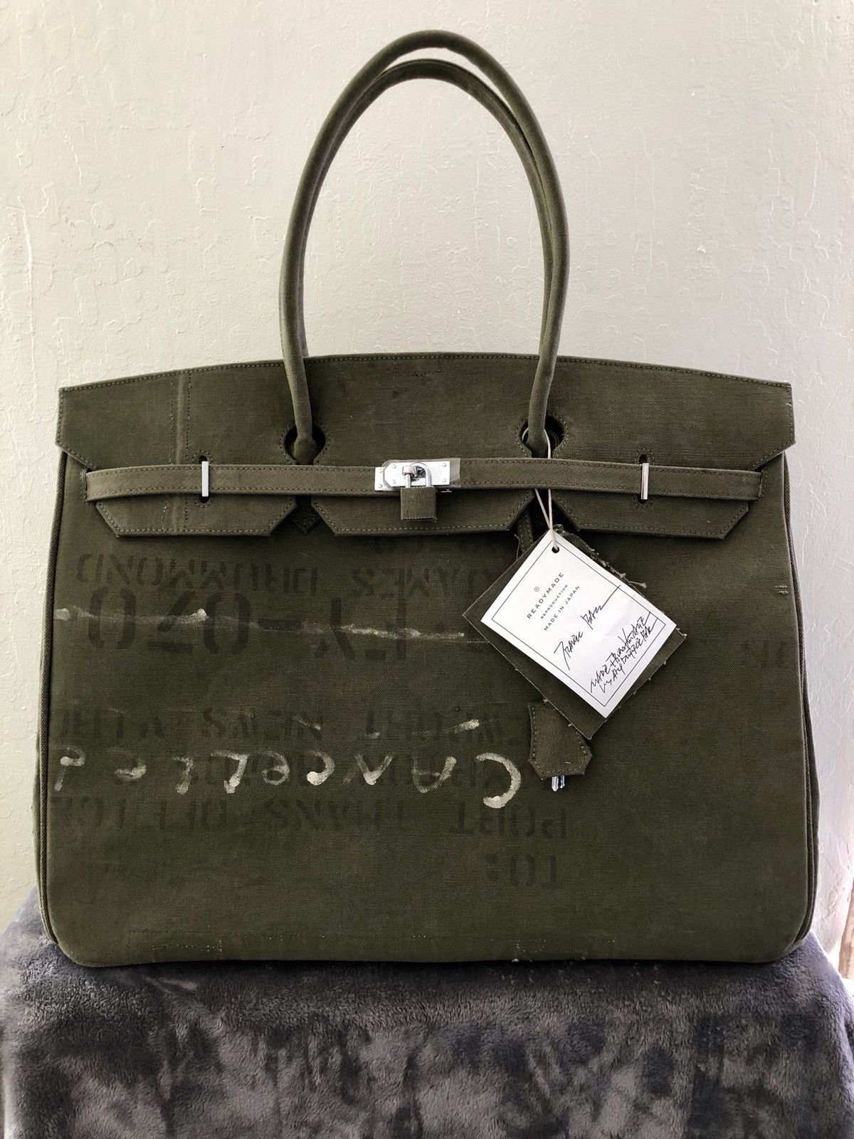 Readymade birkin store bag