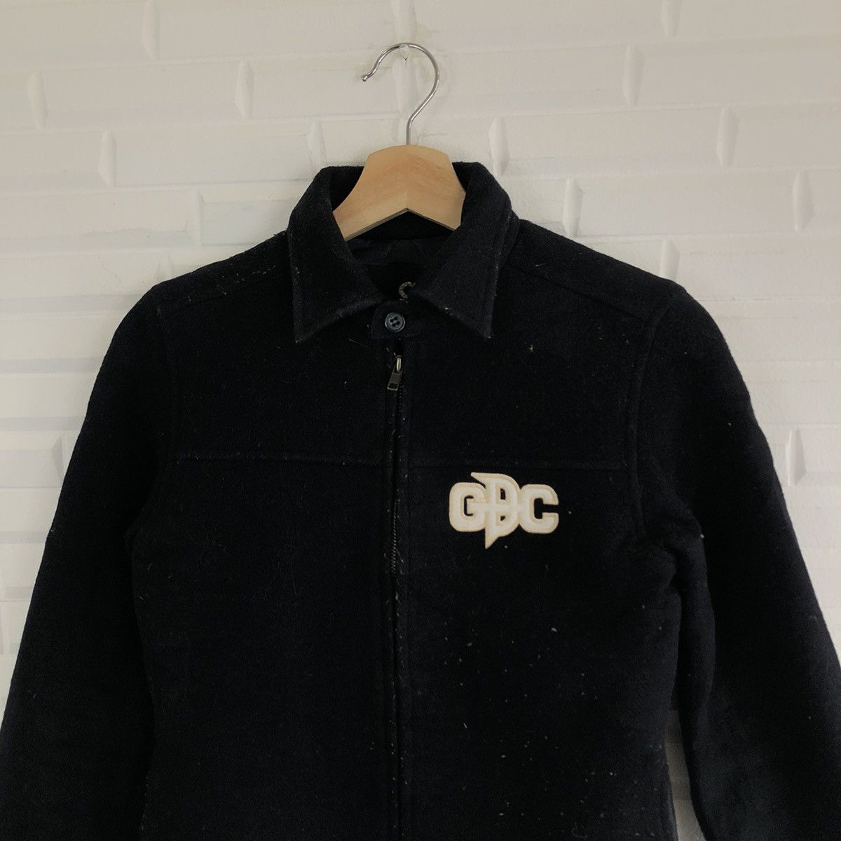 Japanese Brand VARSITY JACKET BIG LOGO EMBROIDERED GDC SOXONIA DARTMOND Size US S / EU 44-46 / 1 - 4 Thumbnail