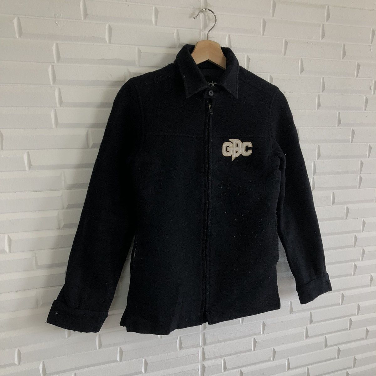 Japanese Brand VARSITY JACKET BIG LOGO EMBROIDERED GDC SOXONIA DARTMOND Size US S / EU 44-46 / 1 - 3 Thumbnail