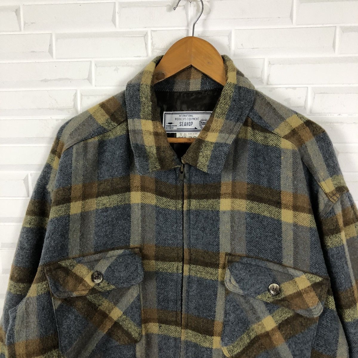 Japanese Brand INTERNATIONAL WORKERS EQUIPMENT SEAHOP TARTAN DESIGN JACKET Size US L / EU 52-54 / 3 - 2 Thumbnail