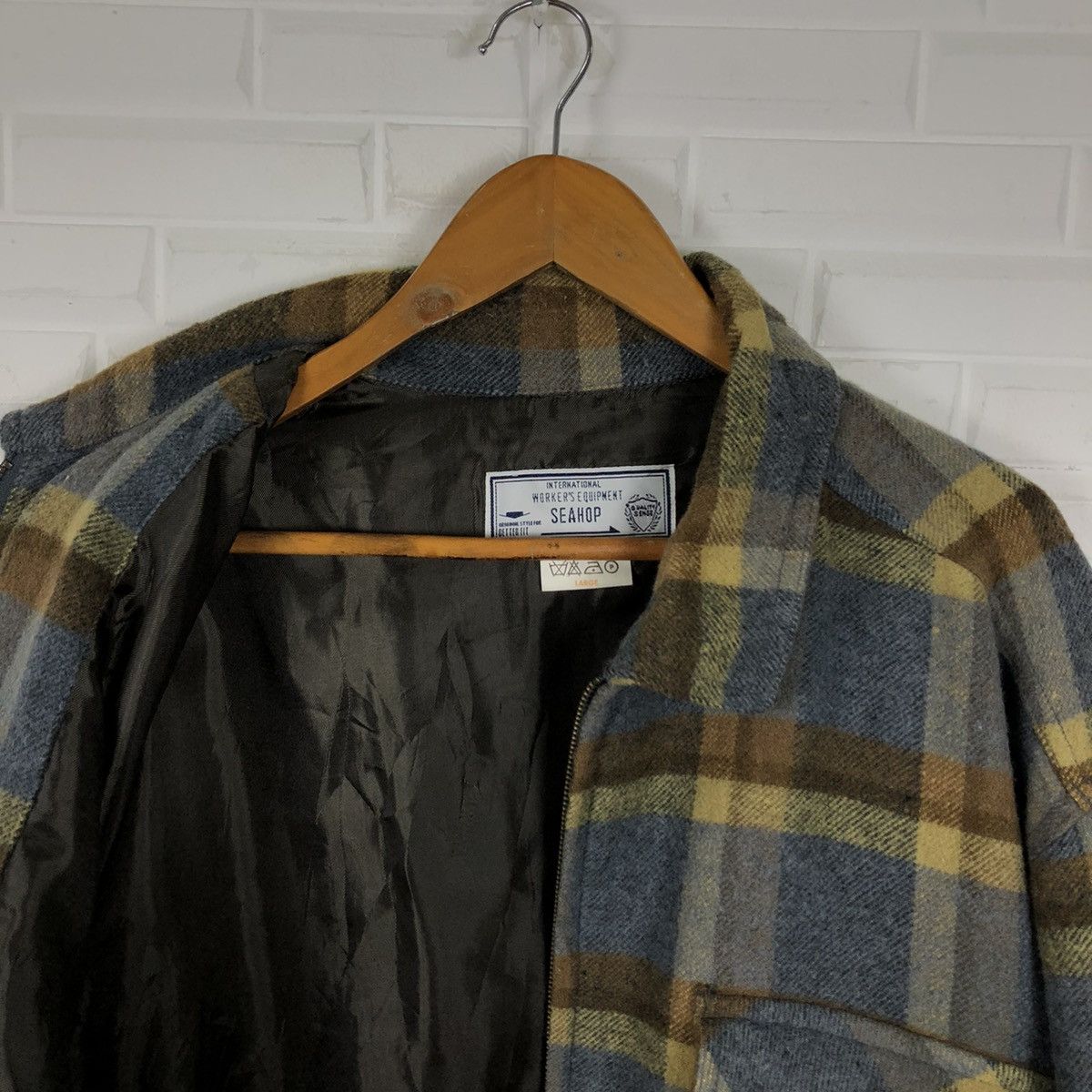 Japanese Brand INTERNATIONAL WORKERS EQUIPMENT SEAHOP TARTAN DESIGN JACKET Size US L / EU 52-54 / 3 - 11 Thumbnail