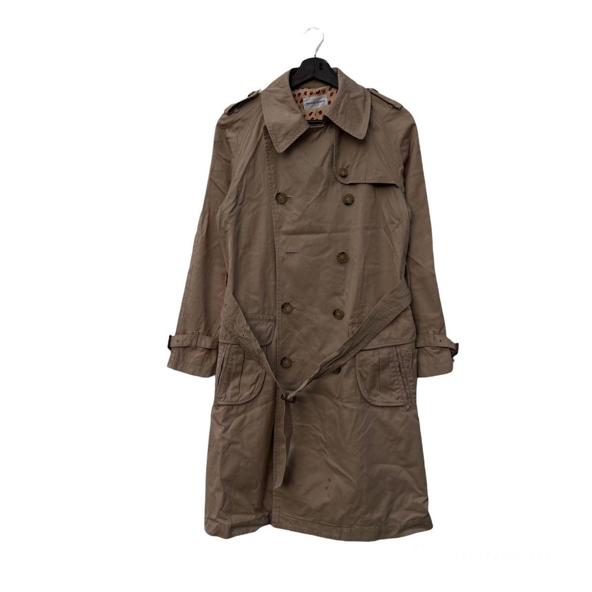 Issey Miyake Vintage ISSEY MIYAKE Long Trench Coat Rare Design