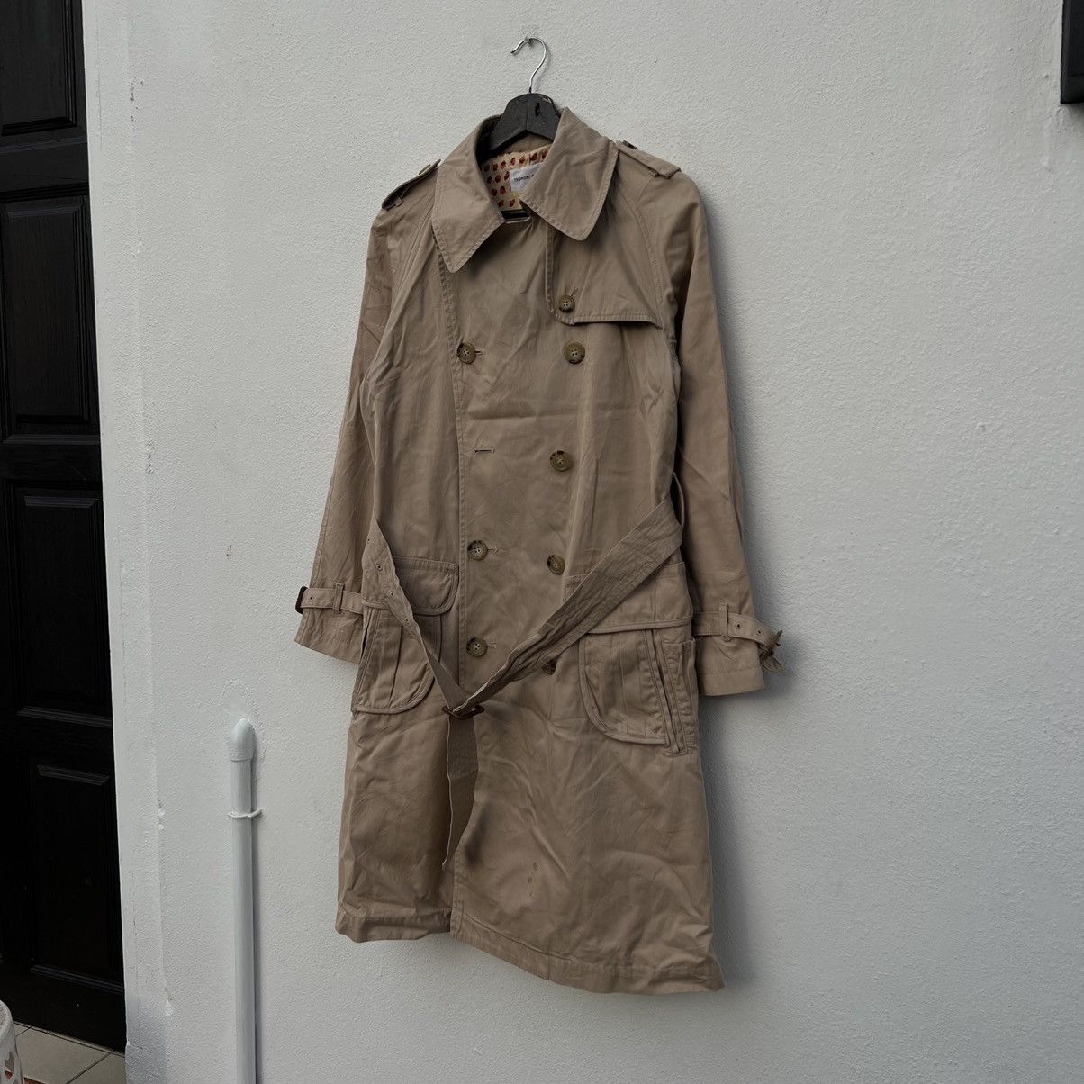Issey Miyake RARE LONG TRENCH COAT TSUMORI CHISATO BY ISSEY MIYAKE Size US M / EU 48-50 / 2 - 2 Thumbnail