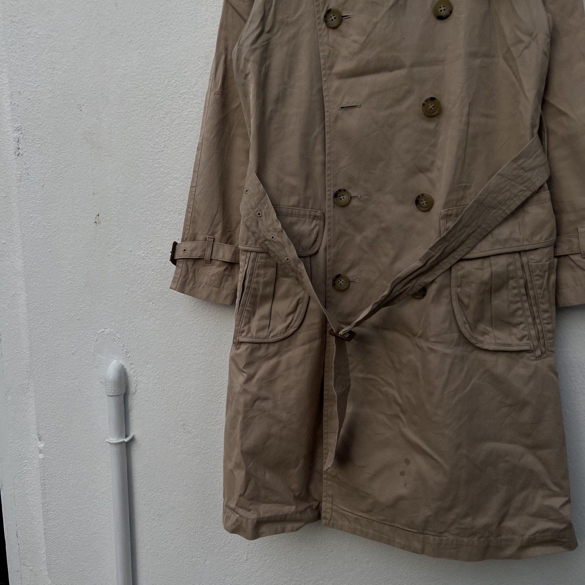 Issey Miyake RARE LONG TRENCH COAT TSUMORI CHISATO BY ISSEY MIYAKE Size US M / EU 48-50 / 2 - 4 Thumbnail