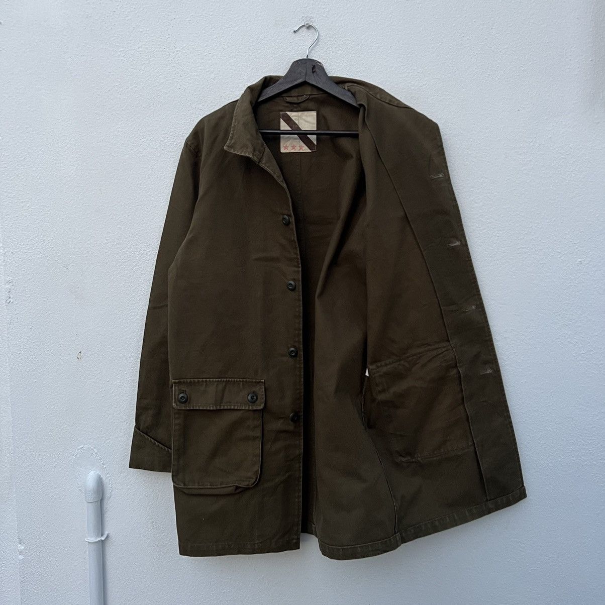Japanese Brand VINTAGE HIKORY CHORE JACKET 3 STARS MILITARY WEAR JAPAN Size US M / EU 48-50 / 2 - 11 Thumbnail