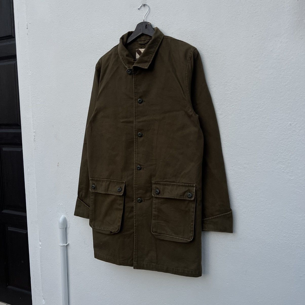 Japanese Brand VINTAGE HIKORY CHORE JACKET 3 STARS MILITARY WEAR JAPAN Size US M / EU 48-50 / 2 - 2 Thumbnail