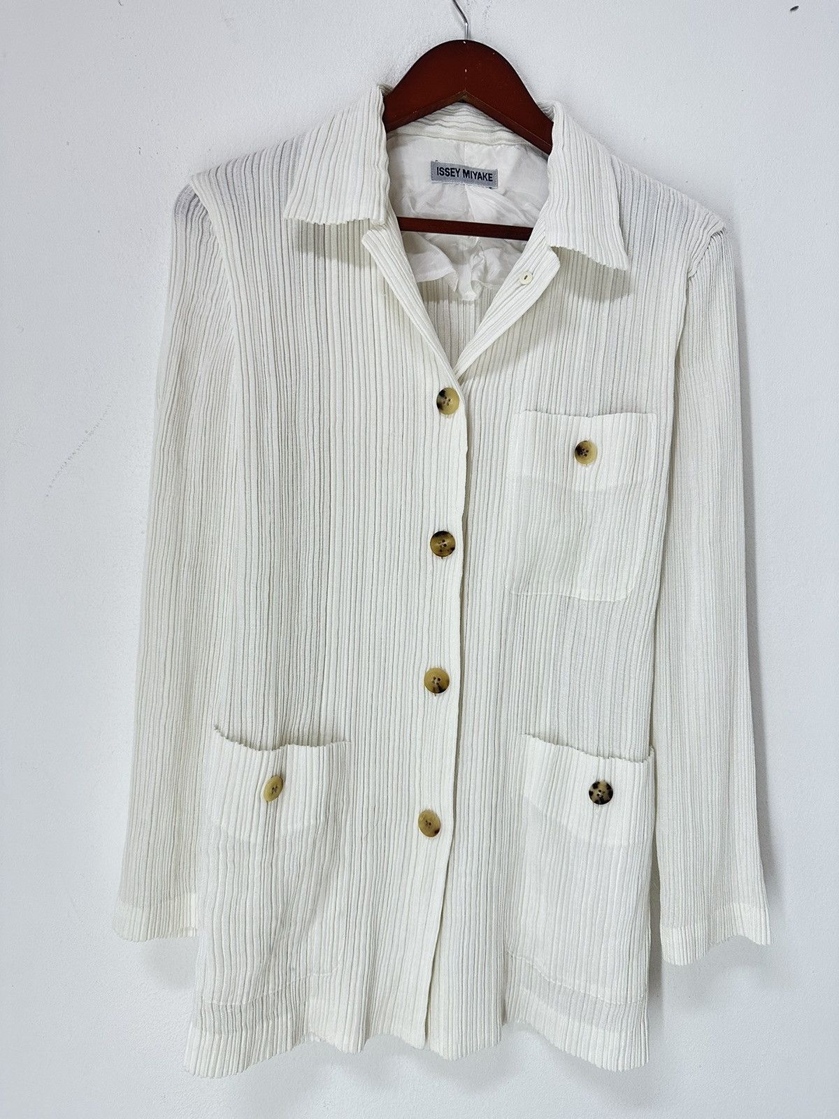 Issey Miyake Issey Miyake Pleats Please Button Jacket Design Size M / US 6-8 / IT 42-44 - 5 Thumbnail