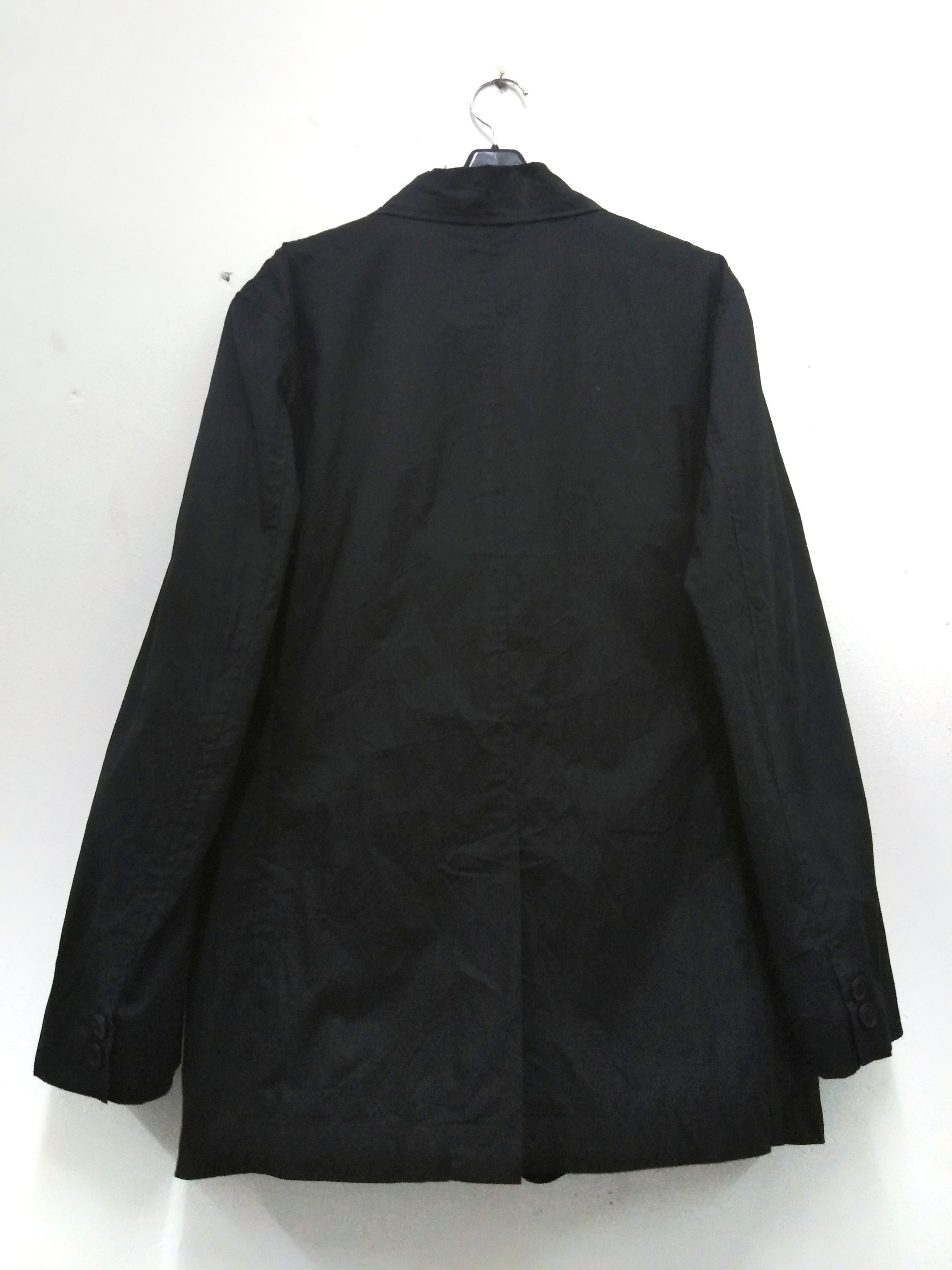 Yohji Yamamoto SACSNY By Y'SACCS Black Three Button Jacket Size US M / EU 48-50 / 2 - 2 Thumbnail
