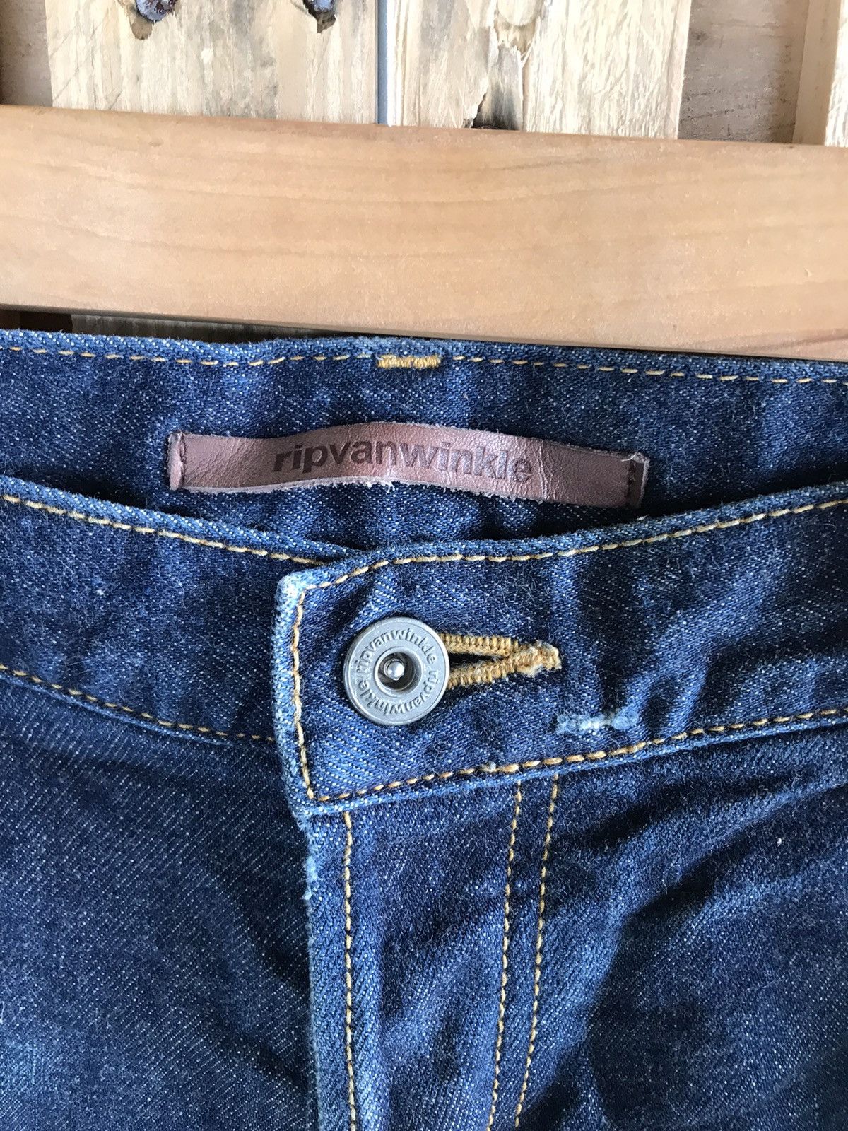 RIPVANWINKLE ripvanwinkle Rabel Steel Leather Jeans Size US 34 / EU 50 - 11 Thumbnail