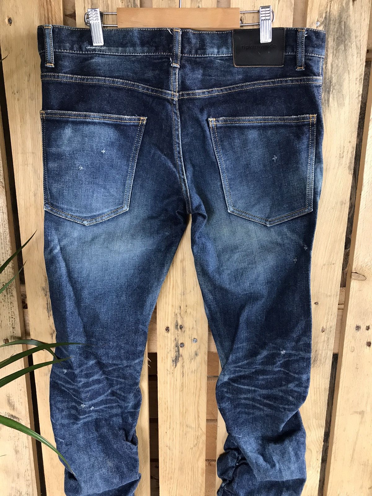 RIPVANWINKLE ripvanwinkle Rabel Steel Leather Jeans Size US 34 / EU 50 - 4 Thumbnail