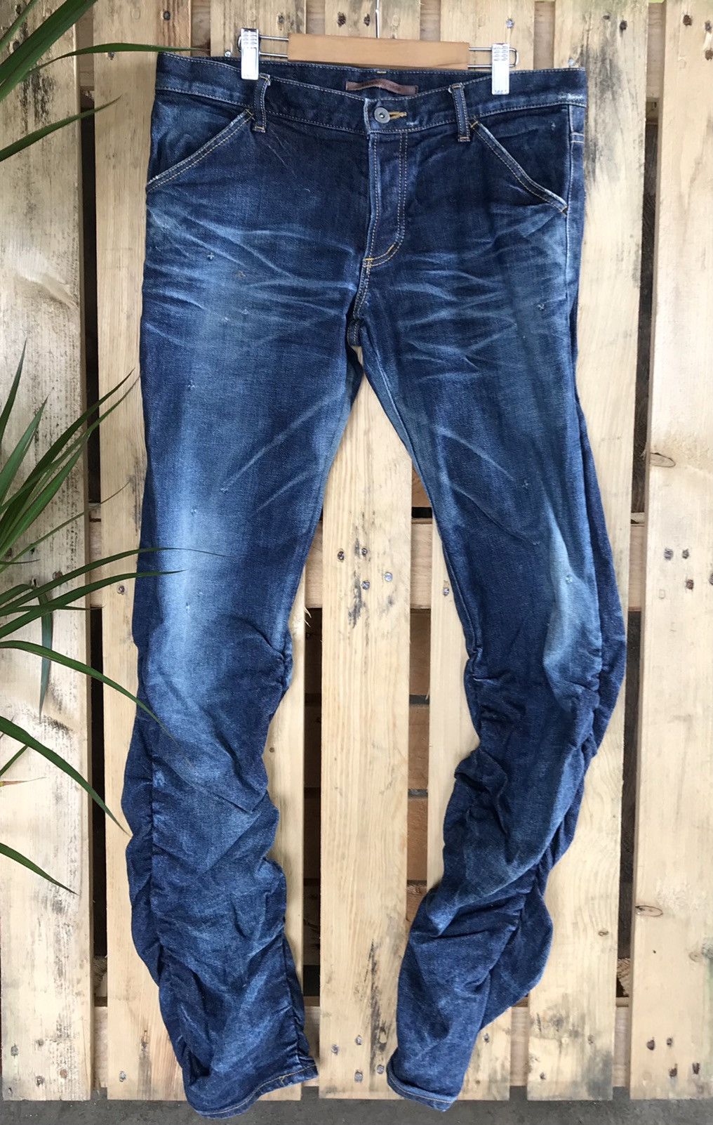 RIPVANWINKLE ripvanwinkle Rabel Steel Leather Jeans Size US 34 / EU 50 - 1 Thumbnail