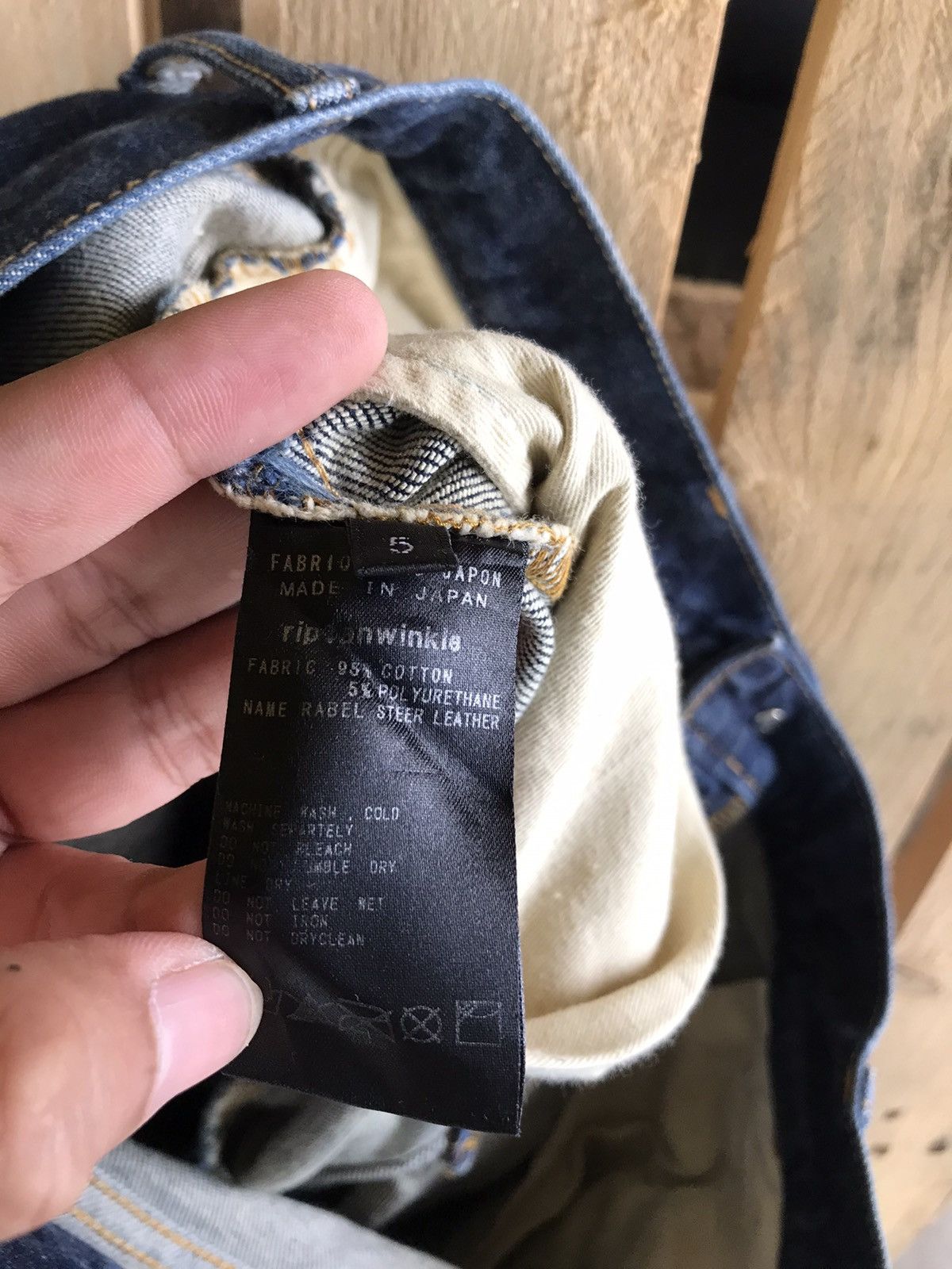 RIPVANWINKLE ripvanwinkle Rabel Steel Leather Jeans Size US 34 / EU 50 - 13 Thumbnail