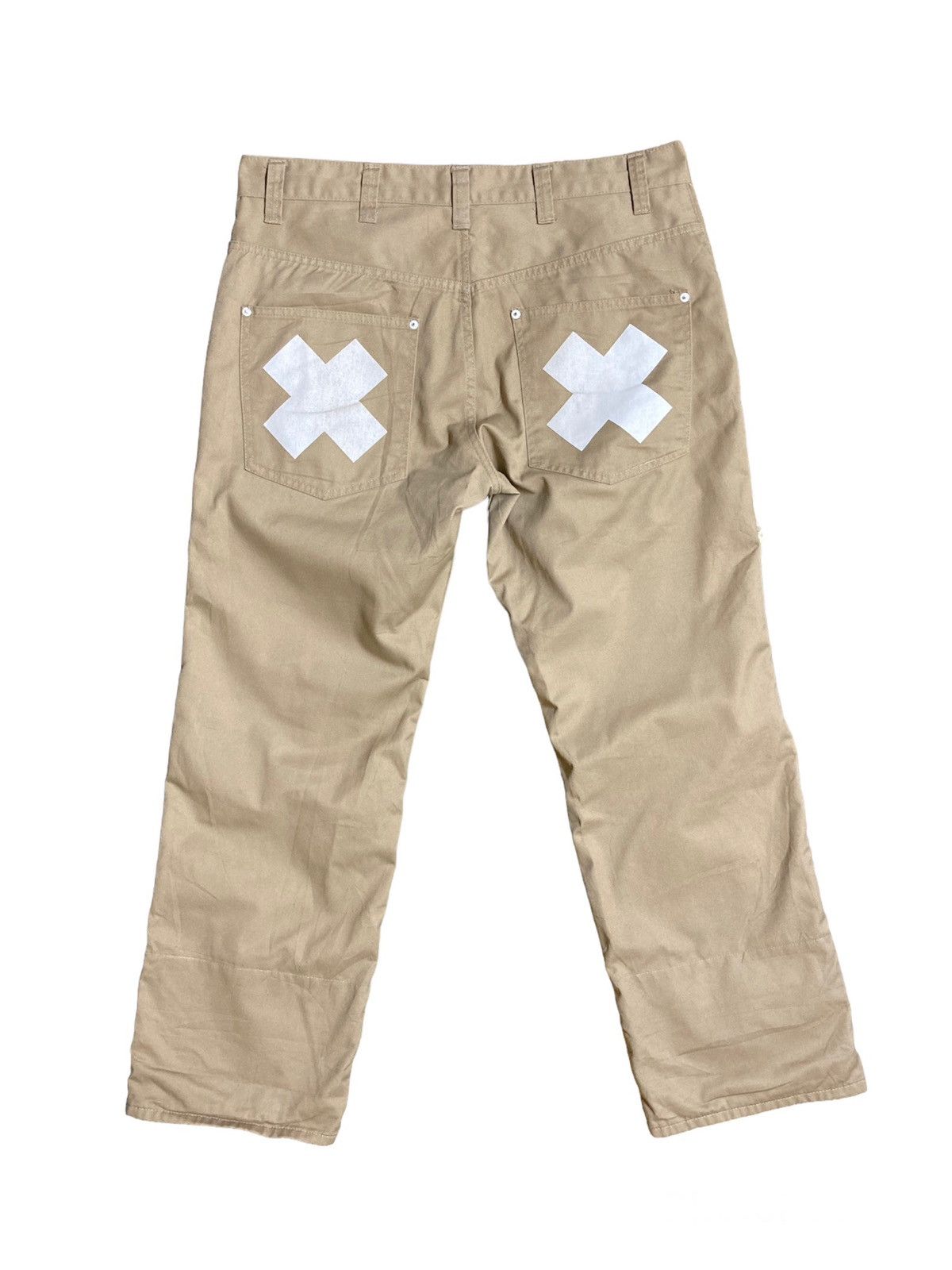Anime One Piece Embroidered Sakura Kingdom Logo Pants Size US 40 / EU 56 - 1 Thumbnail