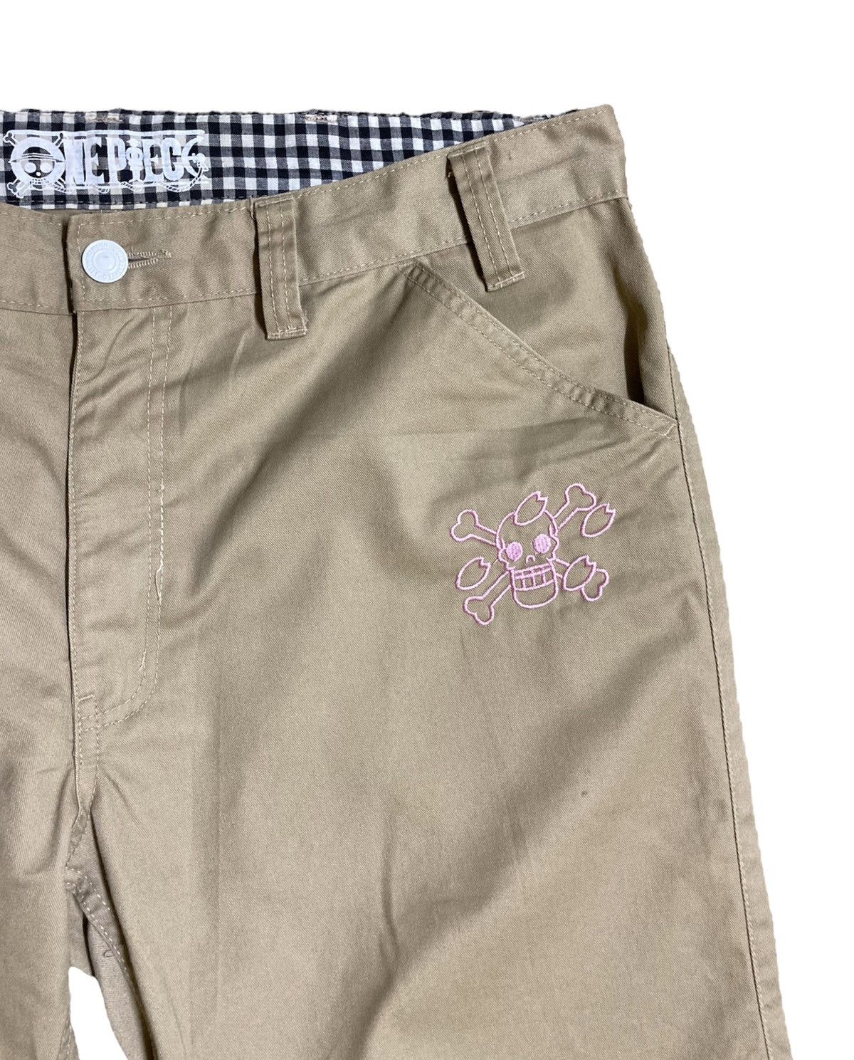Anime One Piece Embroidered Sakura Kingdom Logo Pants Size US 40 / EU 56 - 4 Thumbnail