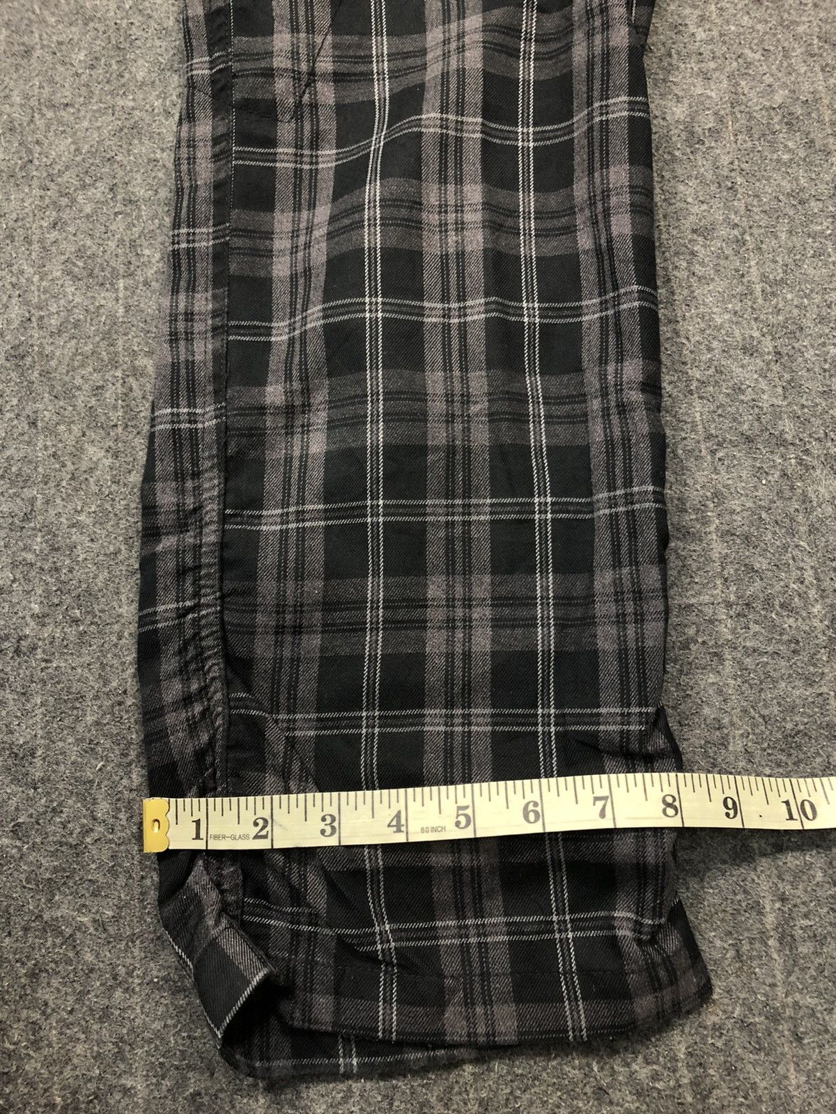 Japanese Brand × Vintage Plaid Checked Double Waist Cargo Multi Pocket Tactical Pant Size US 34 / EU 50 - 12 Thumbnail