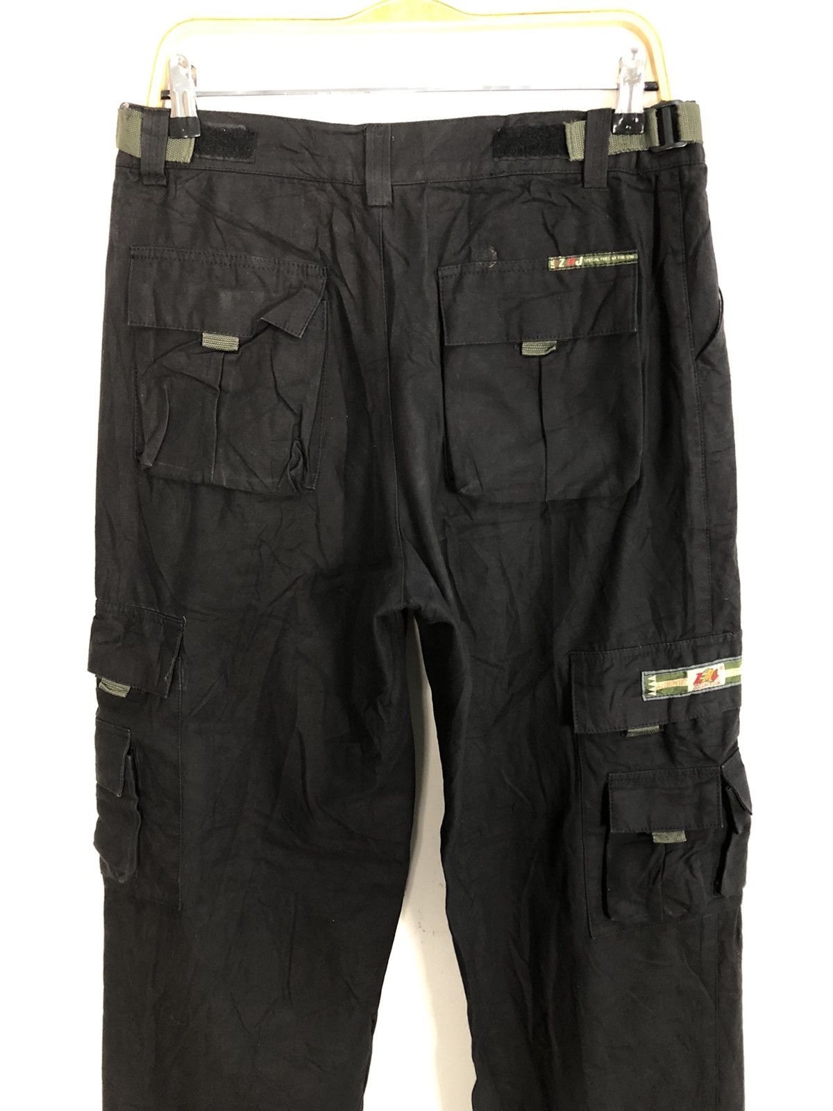 Japanese Brand × Vintage 90s ZMJ Cargo Multi Pocket Utility Tactical Pant Size US 34 / EU 50 - 4 Thumbnail