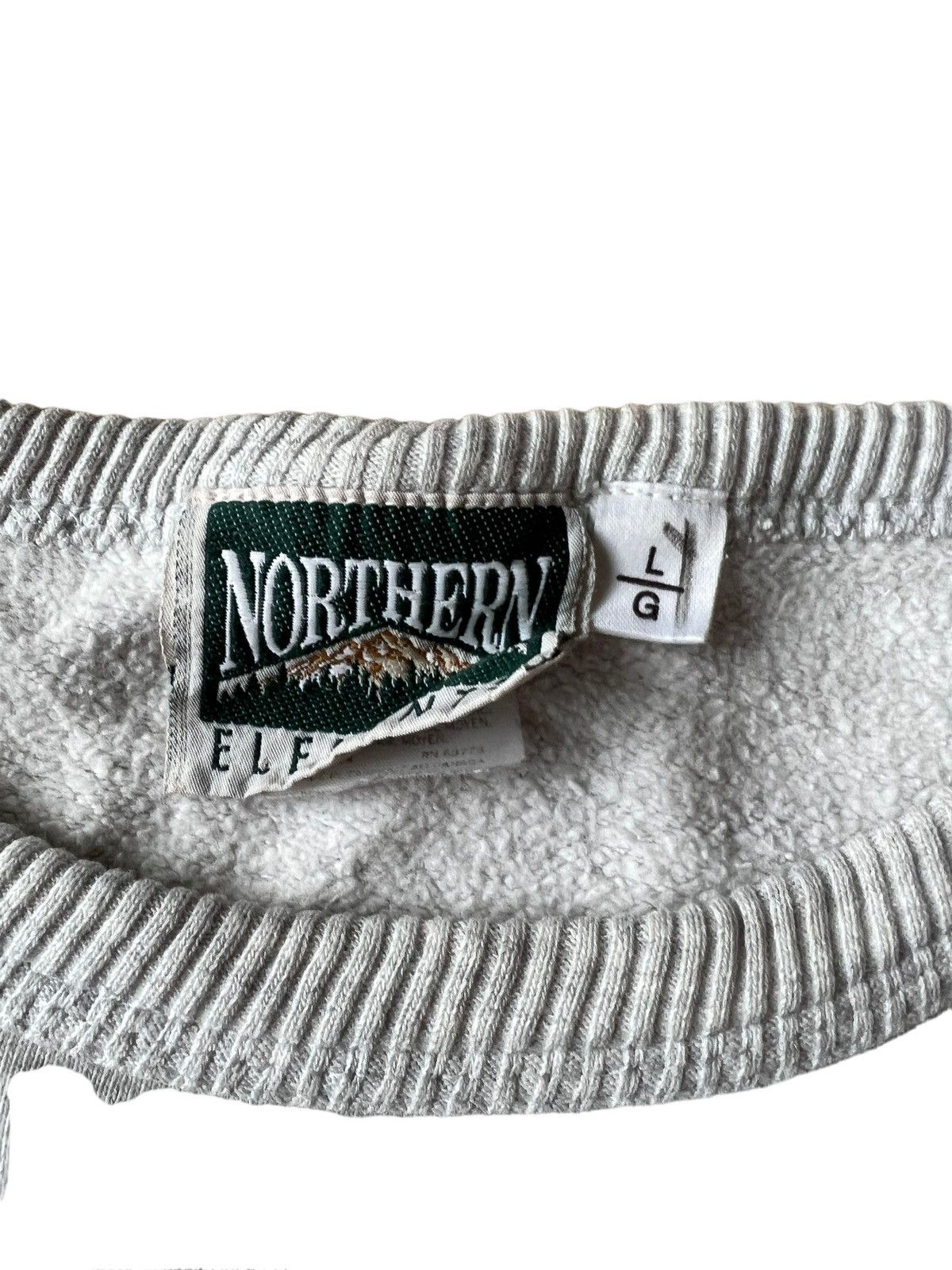 Northern Reflections × Vintage Vintage 90s Northern Elements Crew neck Sweatshirt Golf Size US L / EU 52-54 / 3 - 6 Thumbnail