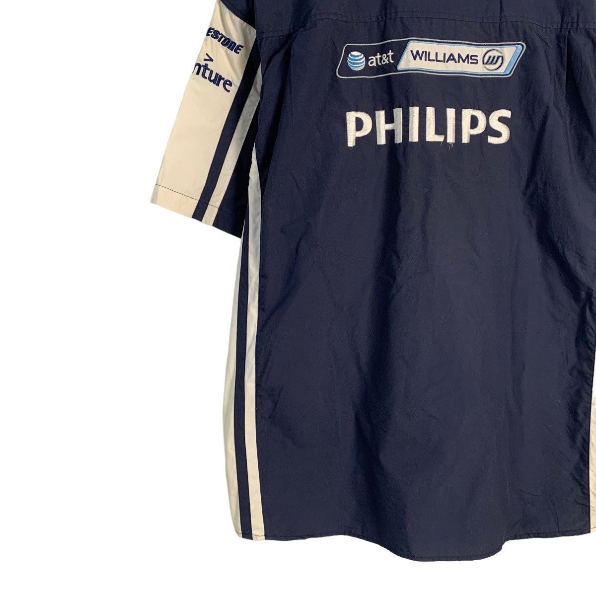 Japanese Brand At&t Williams Racing Official Shirt Size US XL / EU 56 / 4 - 8 Thumbnail