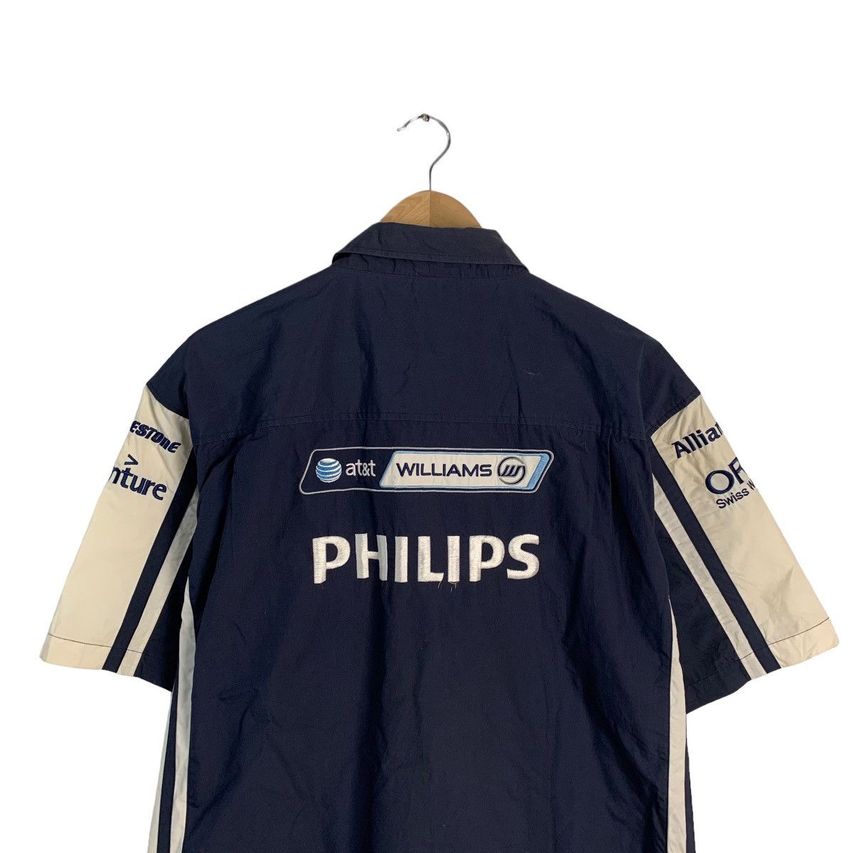 Japanese Brand At&t Williams Racing Official Shirt Size US XL / EU 56 / 4 - 10 Thumbnail