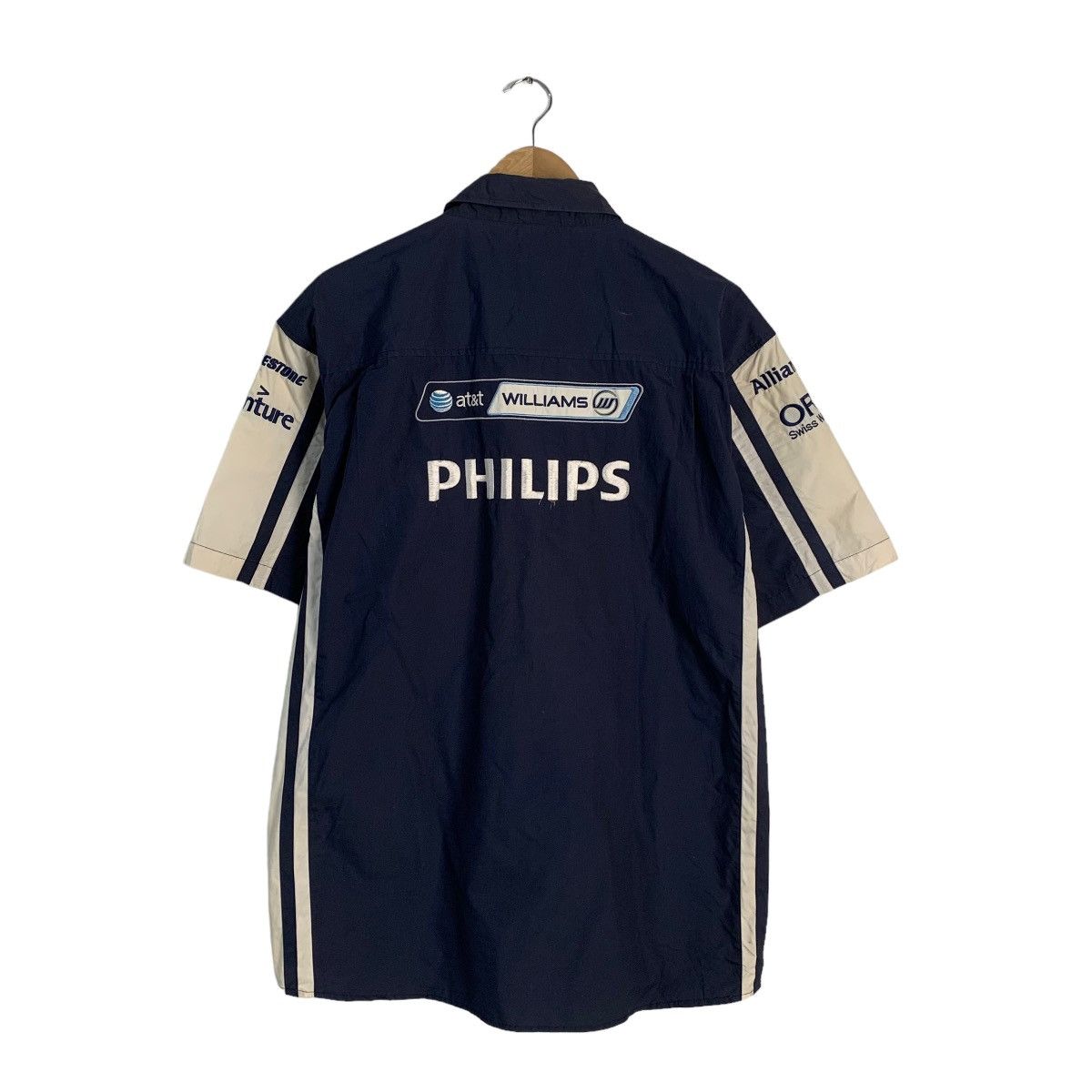 Japanese Brand At&t Williams Racing Official Shirt Size US XL / EU 56 / 4 - 7 Thumbnail