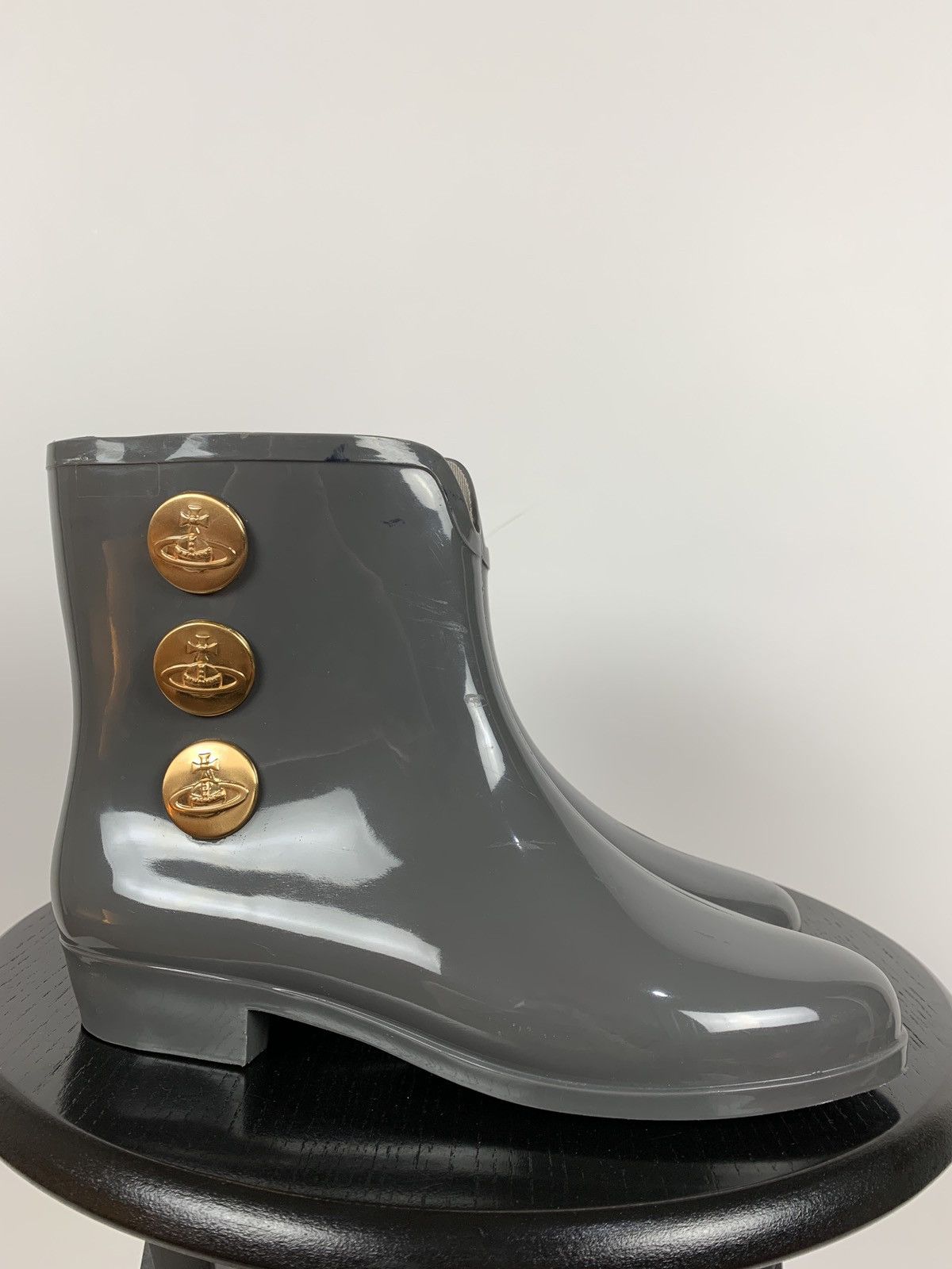 Melissa × Vivienne Westwood Vivienne Westwood x Melissa Rain Ankle Boots Size US 8 / IT 38 - 2 Thumbnail