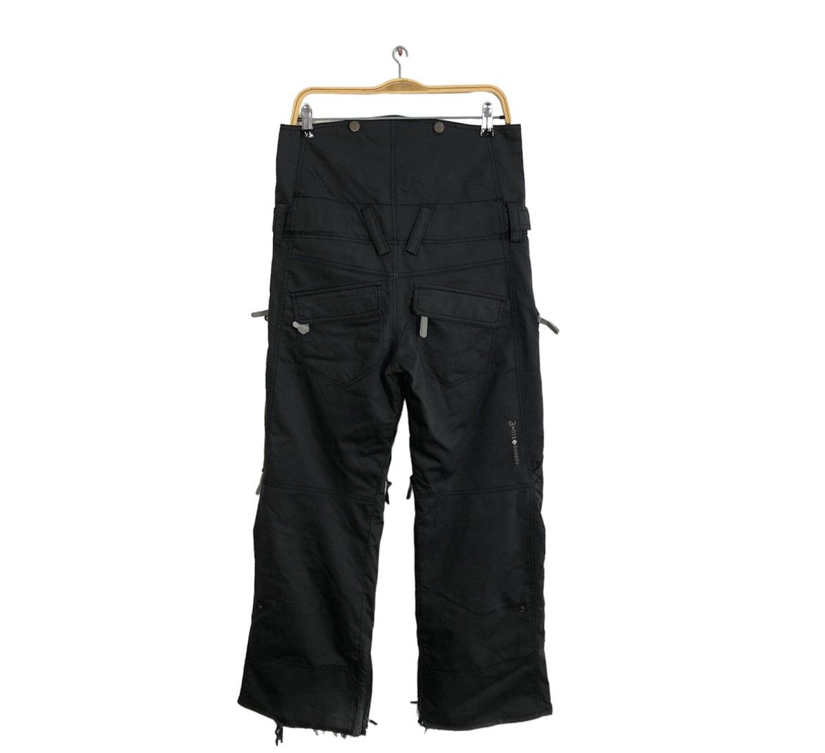 Japanese Brand Hype Black X-mix Snowboard Cargo Multi Pocket Pant Size 32" / US 10 / IT 46 - 2 Thumbnail