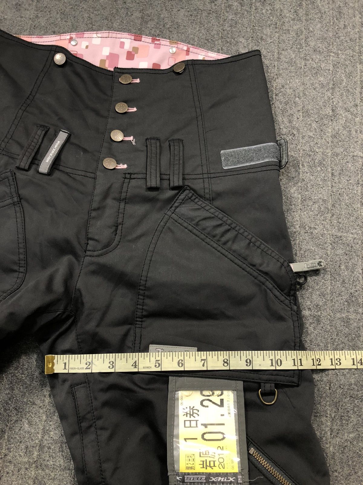 Japanese Brand Hype Black X-mix Snowboard Cargo Multi Pocket Pant Size 32" / US 10 / IT 46 - 15 Thumbnail