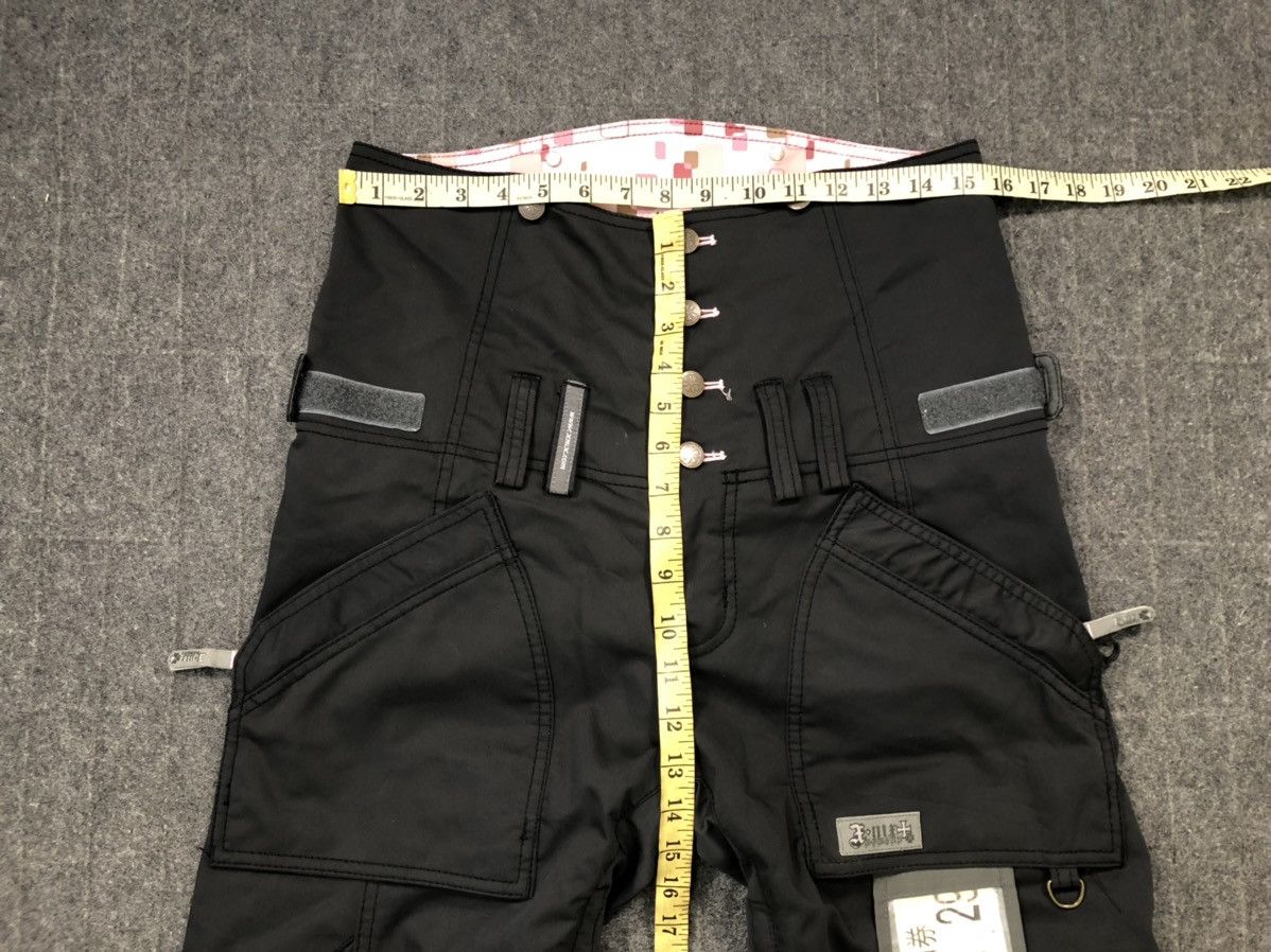 Japanese Brand Hype Black X-mix Snowboard Cargo Multi Pocket Pant Size 32" / US 10 / IT 46 - 13 Thumbnail