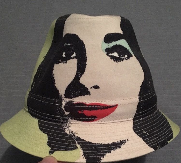 Étui à Rouge à Lèvres Vintage Philip Treacy Andy Warhol Thème Dollars - Imprimé Vert Et Multicolore