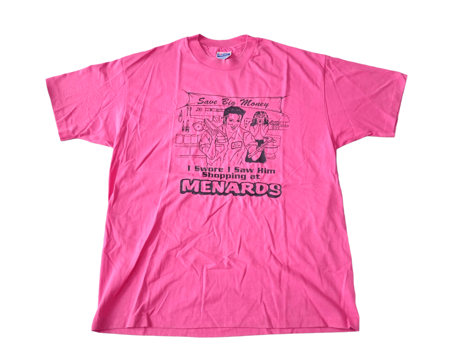 Vintage Vintage 80s Elvis Presley at Menards T-Shirt Size US XL / EU 56 / 4 - 1 Thumbnail