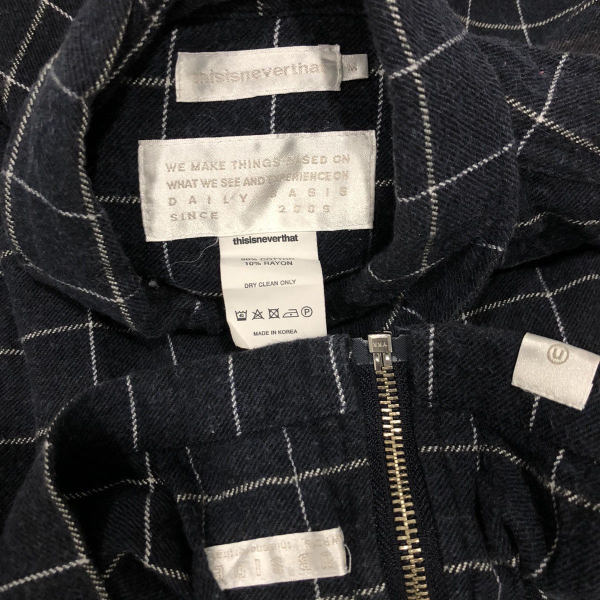 thisisneverthat Thisisneverthat Zipper Shirt Size US M / EU 48-50 / 2 - 6 Thumbnail