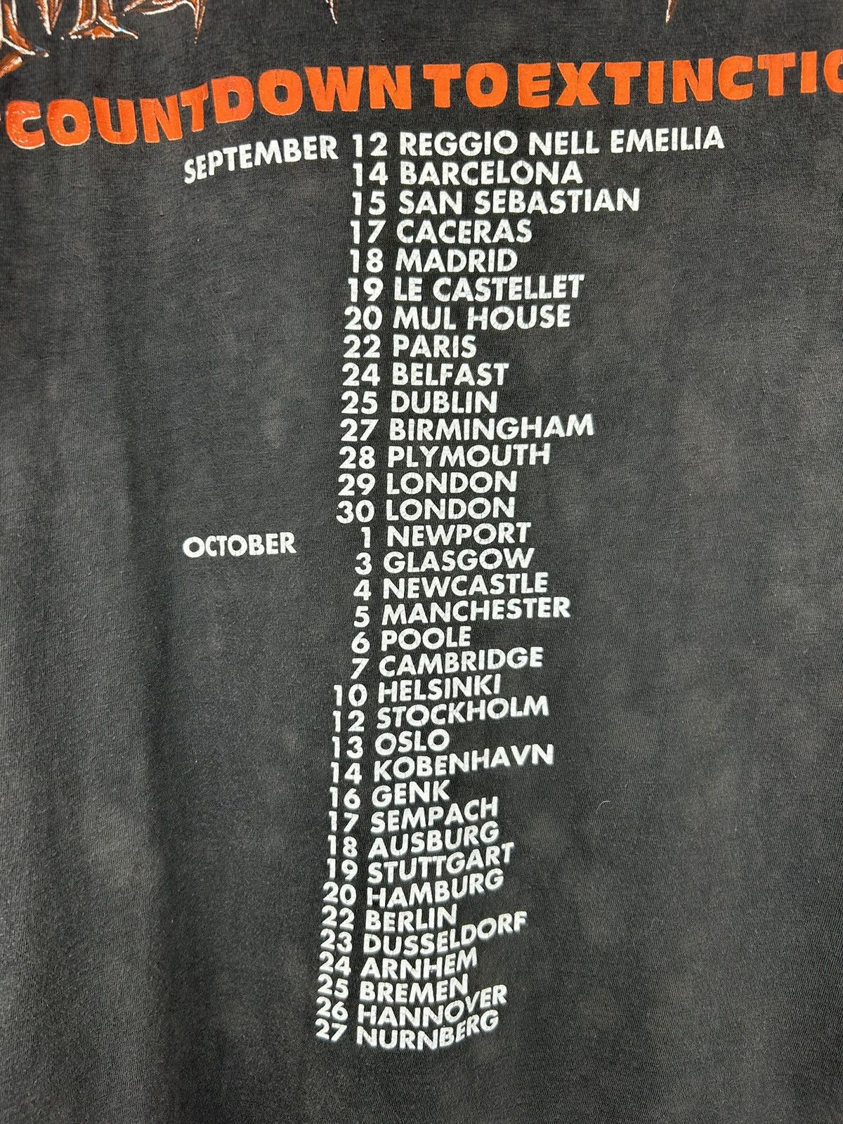 Band Tees × Vintage Vintage 1992 MEGADETH Countdown to Extinction Tee Size US L / EU 52-54 / 3 - 14 Thumbnail