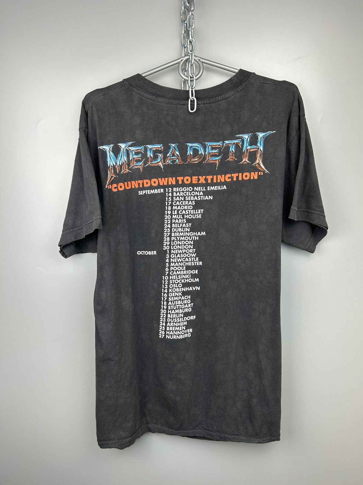 Band Tees × Vintage Vintage 1992 MEGADETH Countdown to Extinction Tee Size US L / EU 52-54 / 3 - 12 Thumbnail