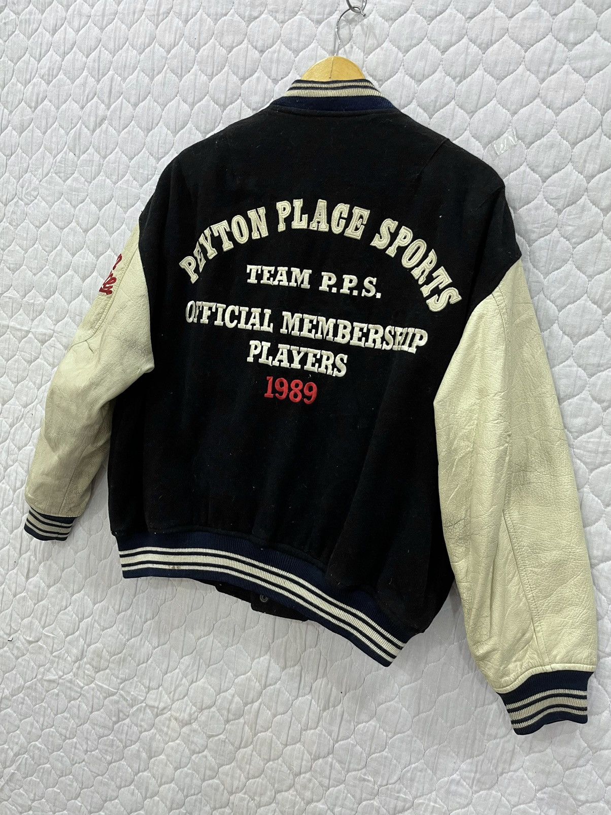 PPFM STEALS VTG PEYTON PLACE VARSITY BOMBER JACKET 1989 Size US M / EU 48-50 / 2 - 5 Thumbnail