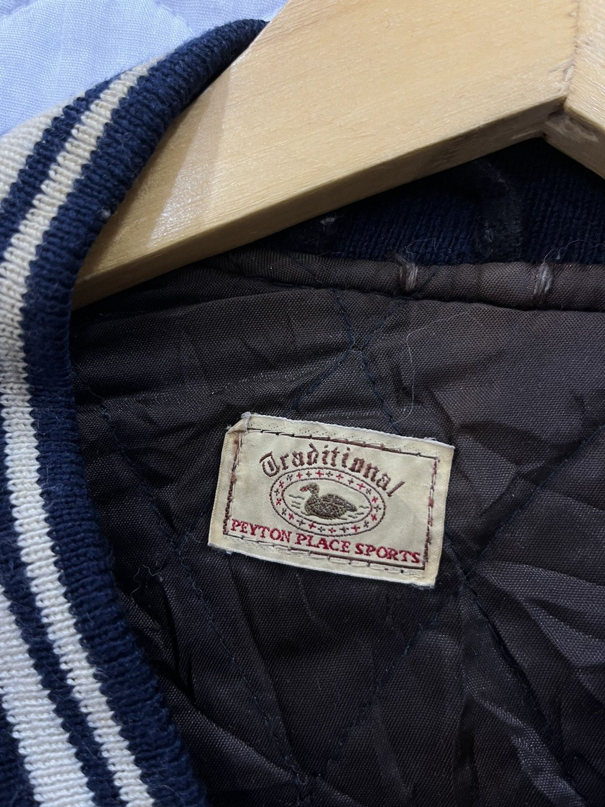 PPFM STEALS VTG PEYTON PLACE VARSITY BOMBER JACKET 1989 Size US M / EU 48-50 / 2 - 8 Thumbnail