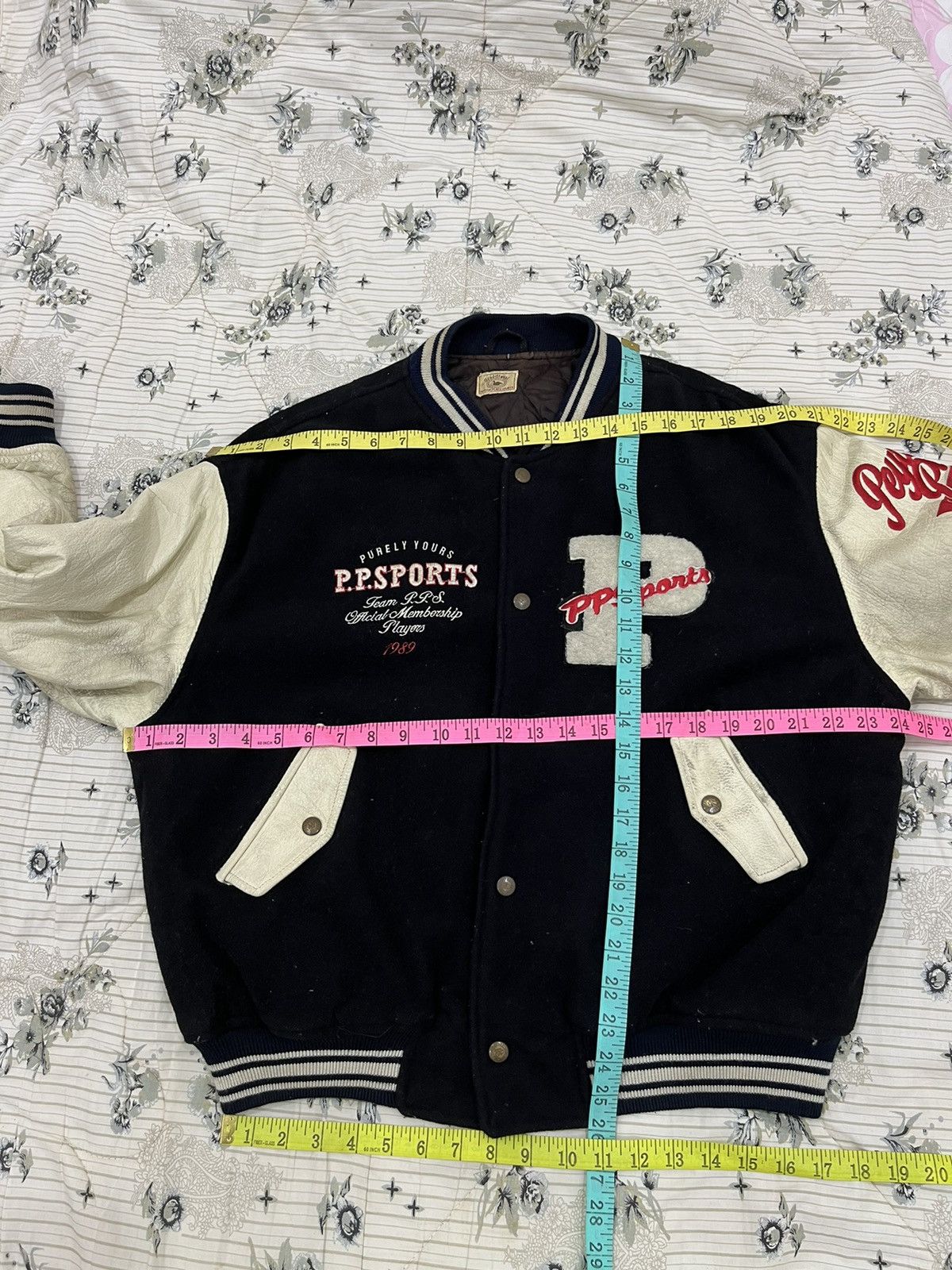 PPFM STEALS VTG PEYTON PLACE VARSITY BOMBER JACKET 1989 Size US M / EU 48-50 / 2 - 21 Thumbnail